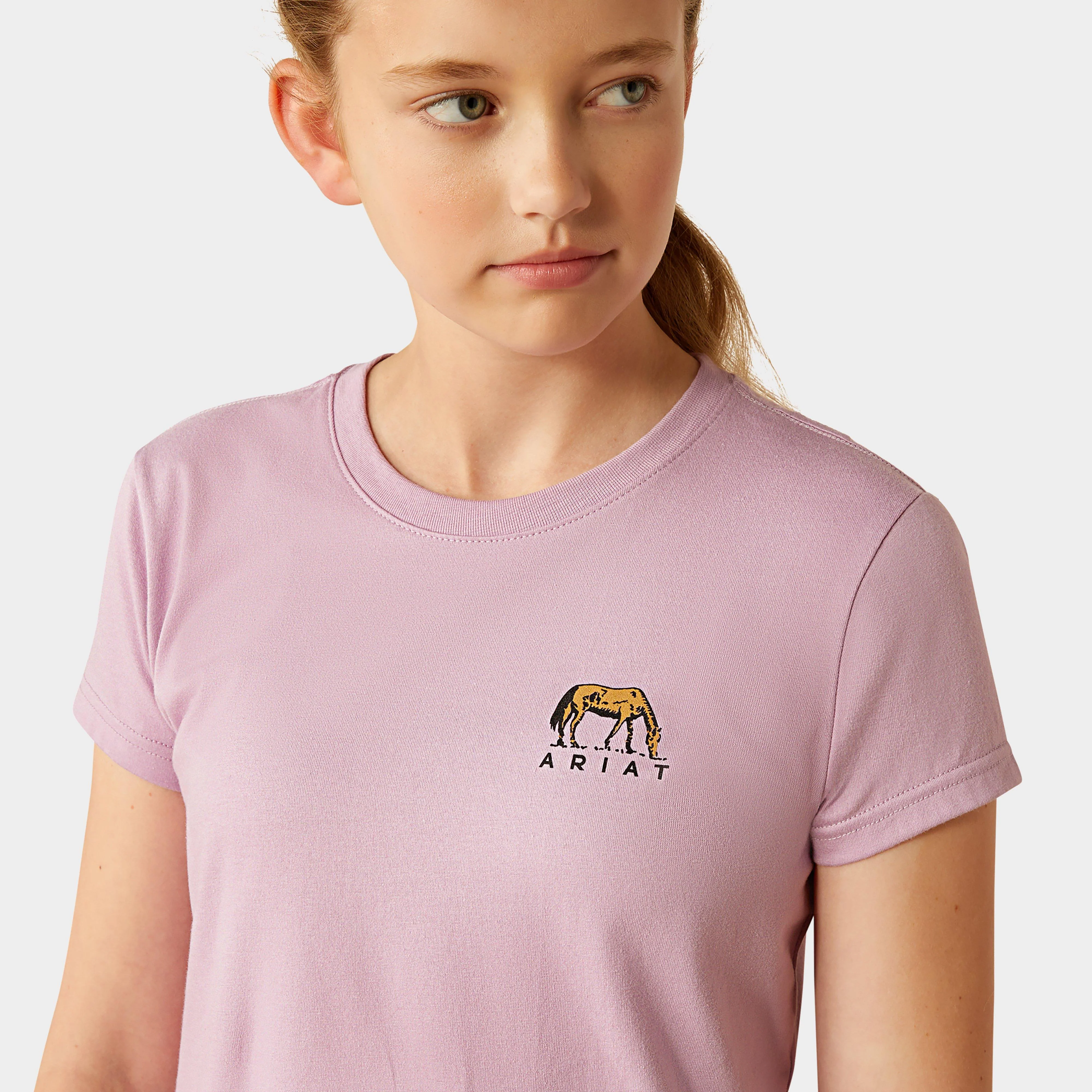 Kids Meadow Pony T-Shirt Lavender - Image 3