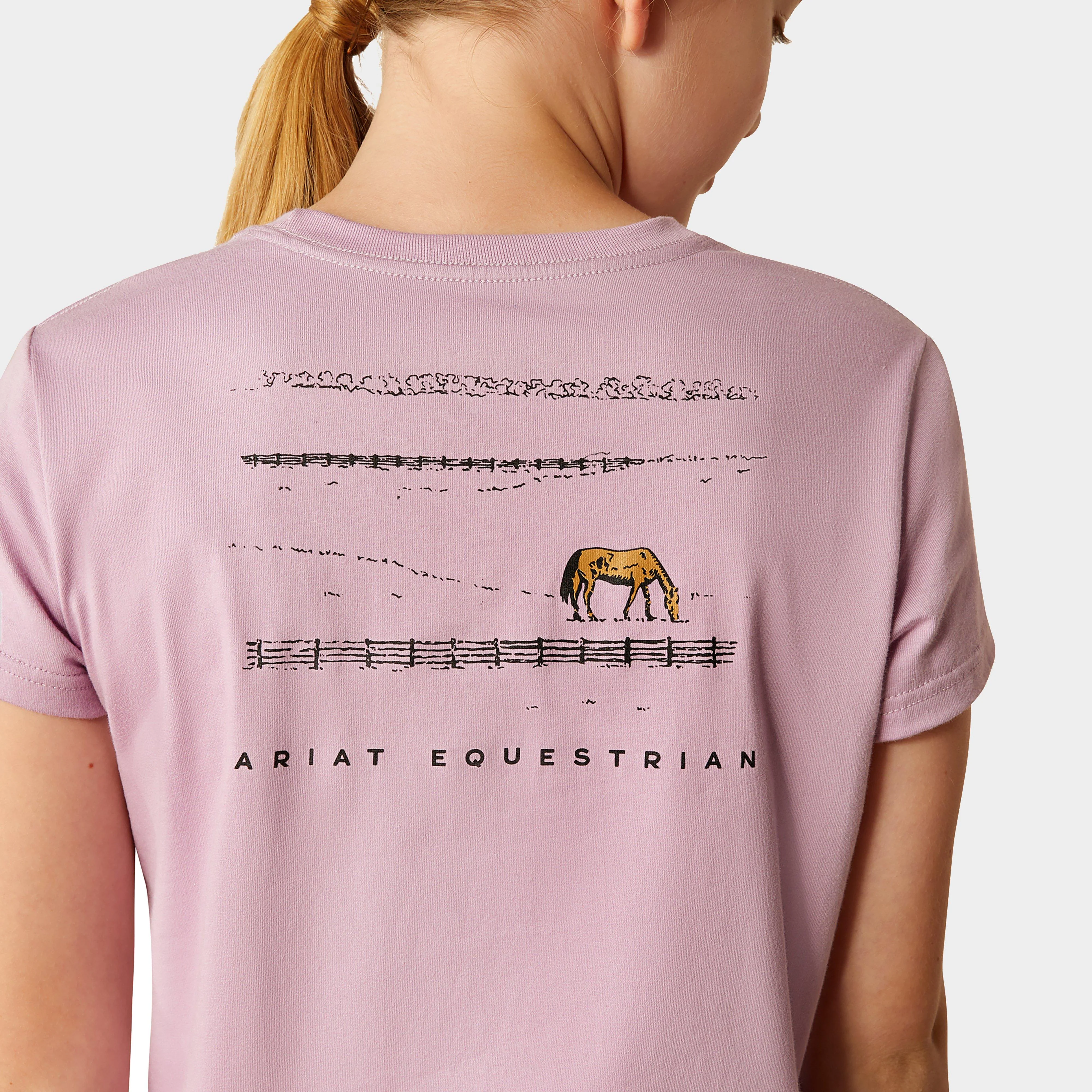 Kids Meadow Pony T-Shirt Lavender - Image 4