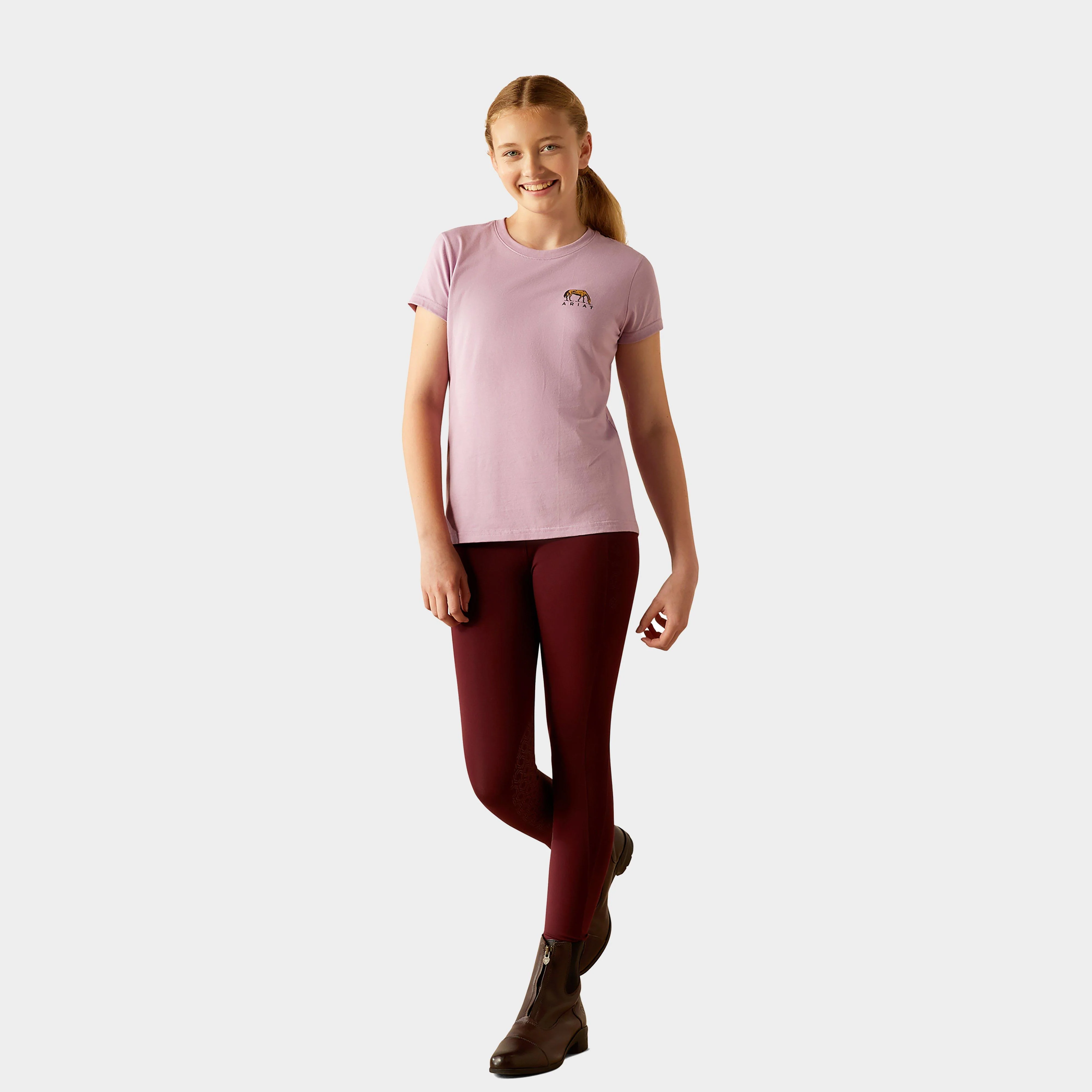 Kids Meadow Pony T-Shirt Lavender - Image 5