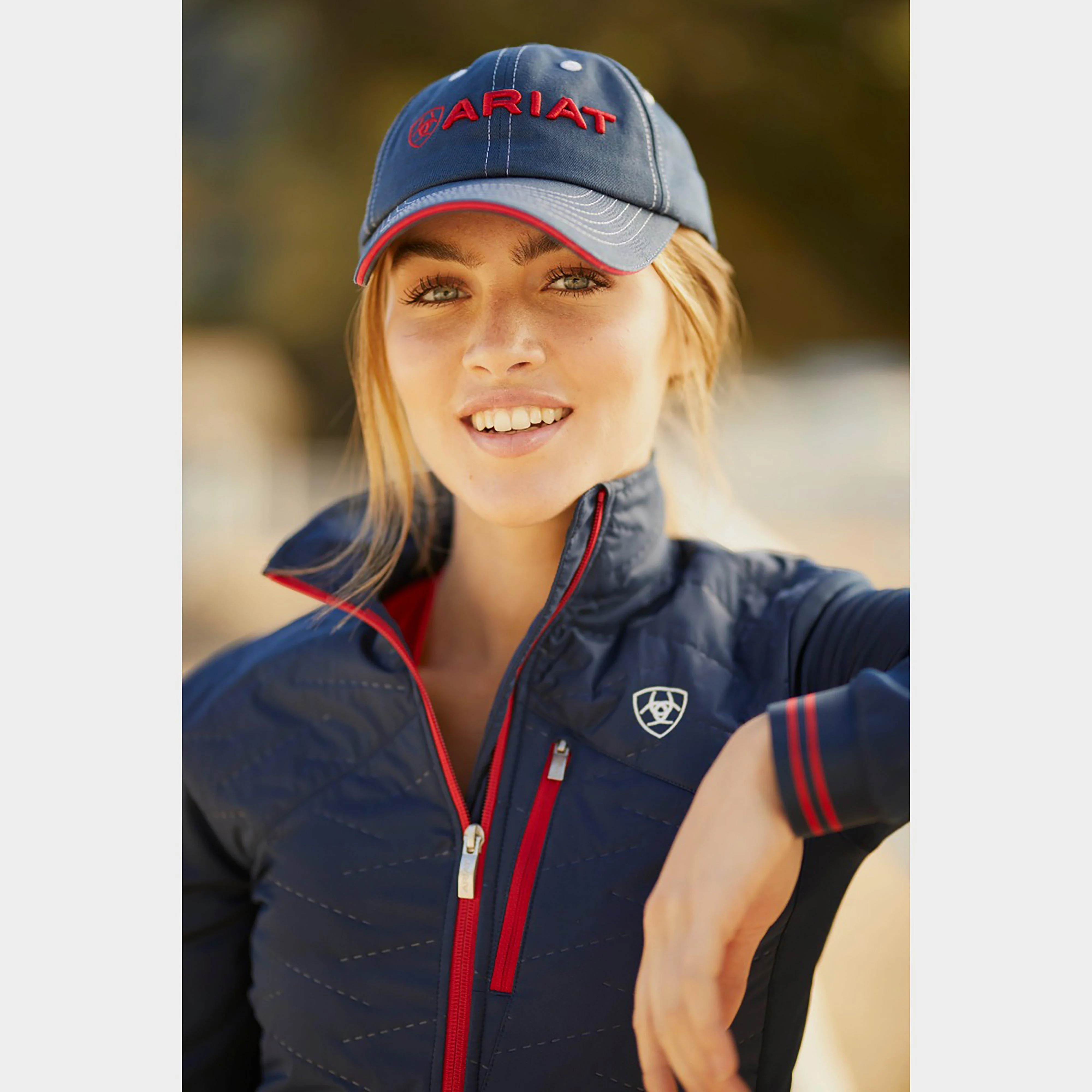 Ladies Hybrid Jacket Team Navy - Image 7