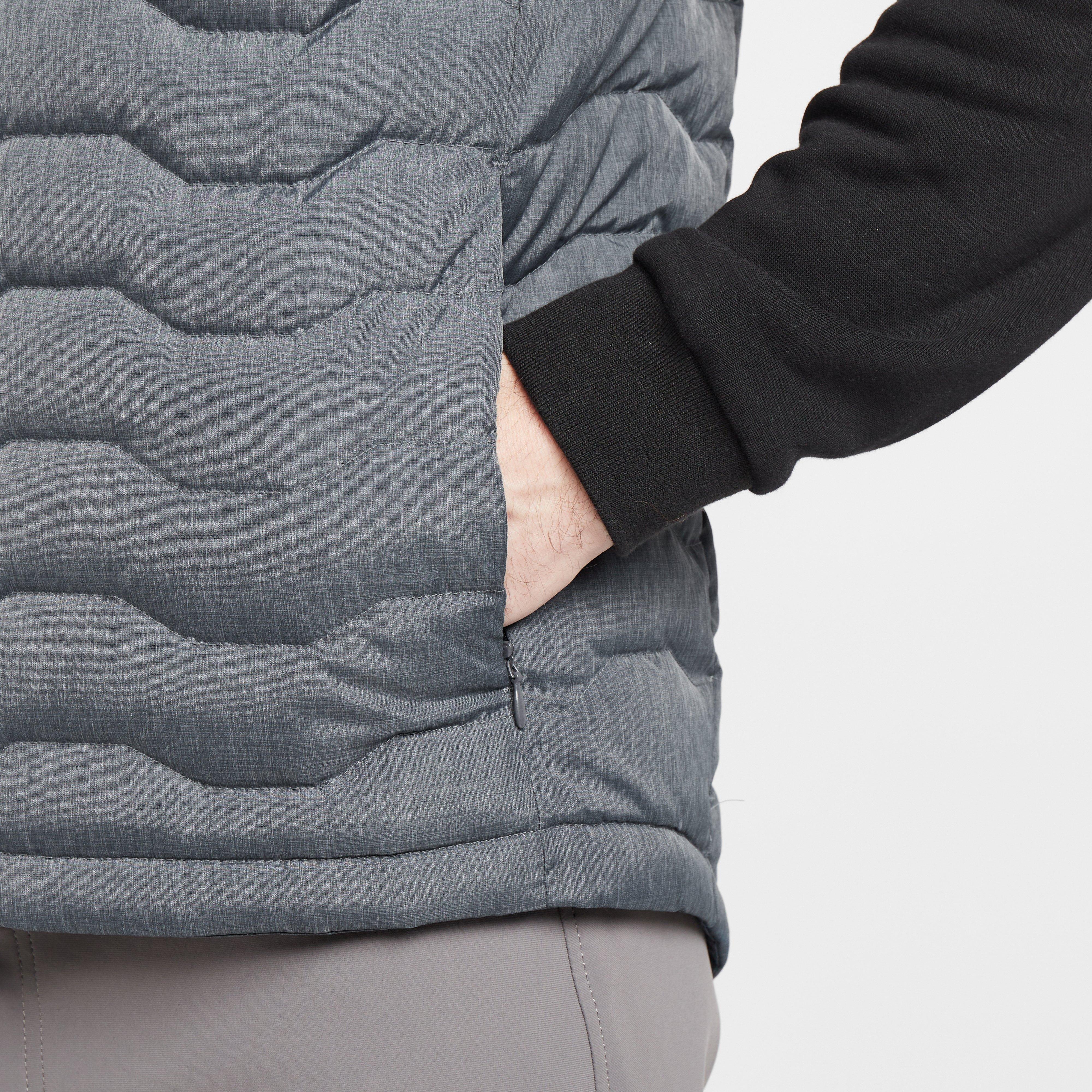 Mens Ideal Down Gilet Charcoal Heather - Image 6
