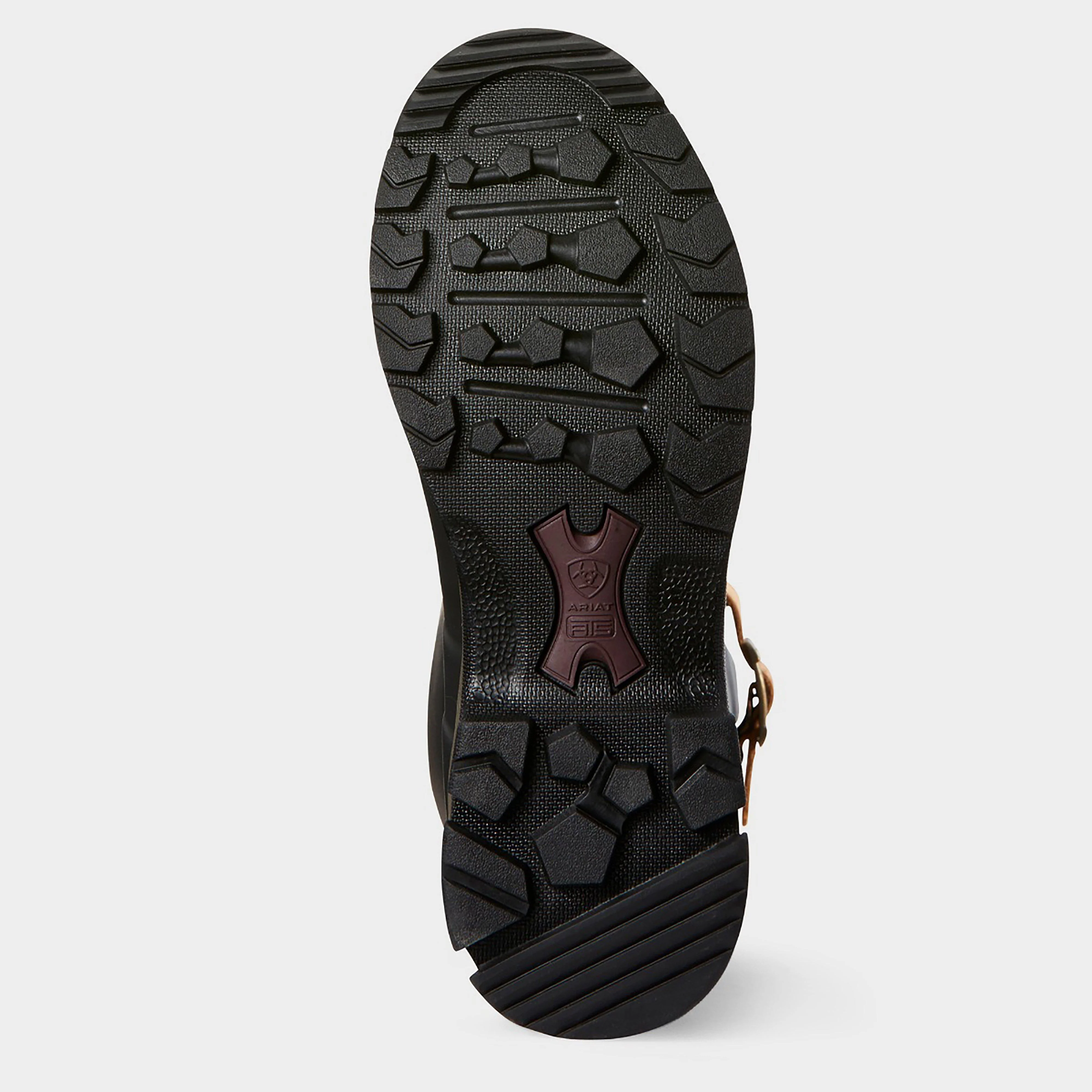 Womens Burford Wellington Boots Brown - Image 4