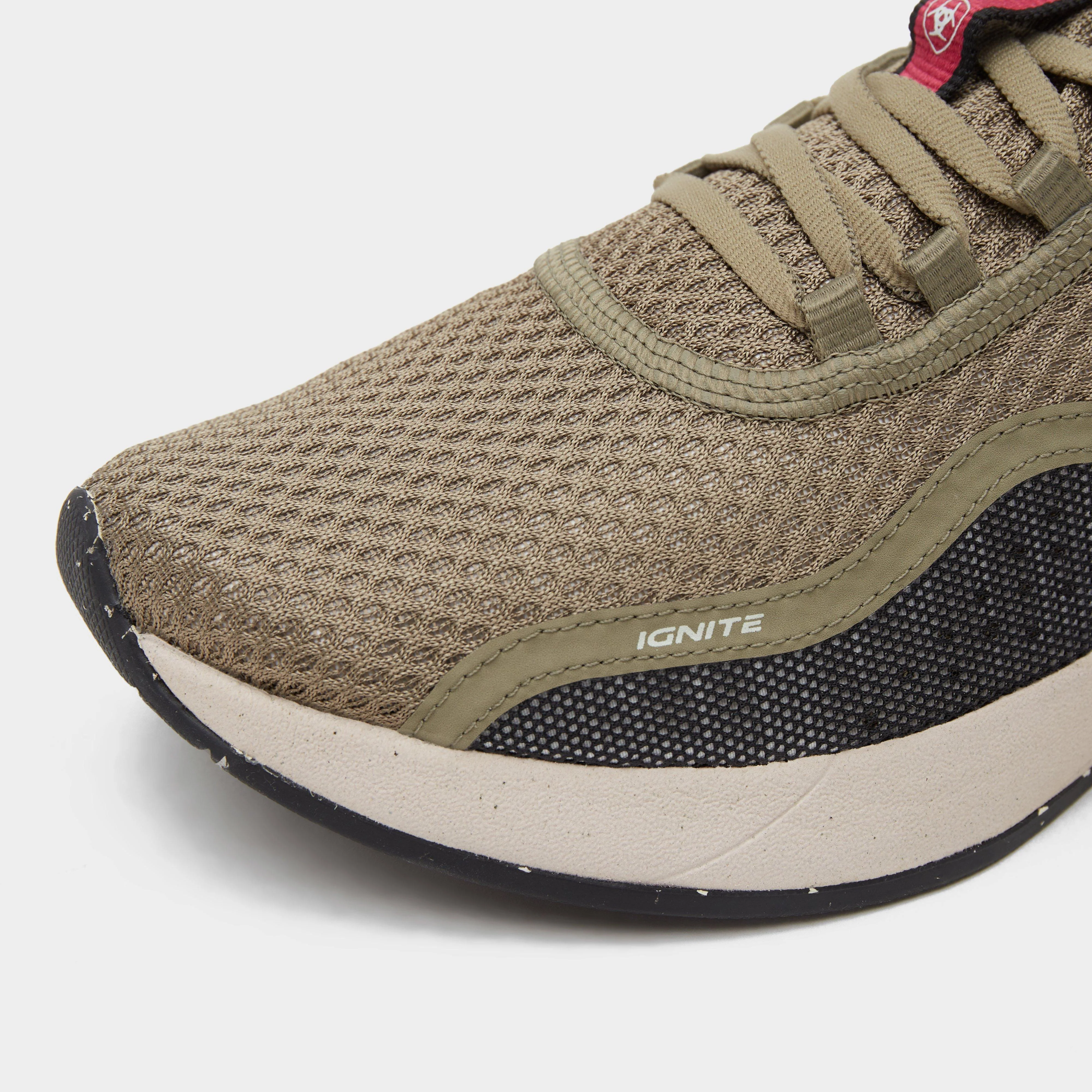 Womens Ignite Trainers Olive - Image 4