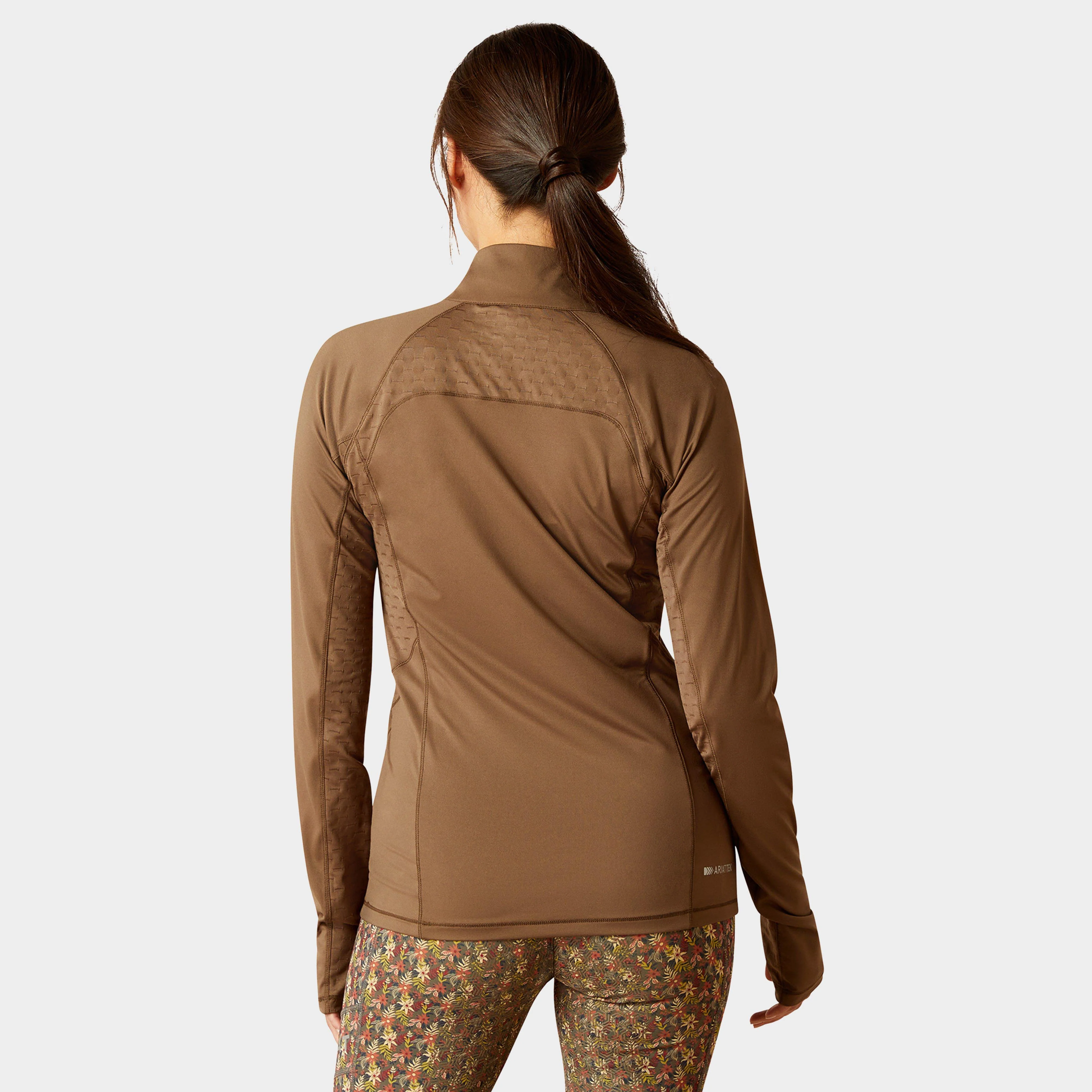 Womens Lowell 2.0 1/4 Zip Base Layer Canteen - Image 2