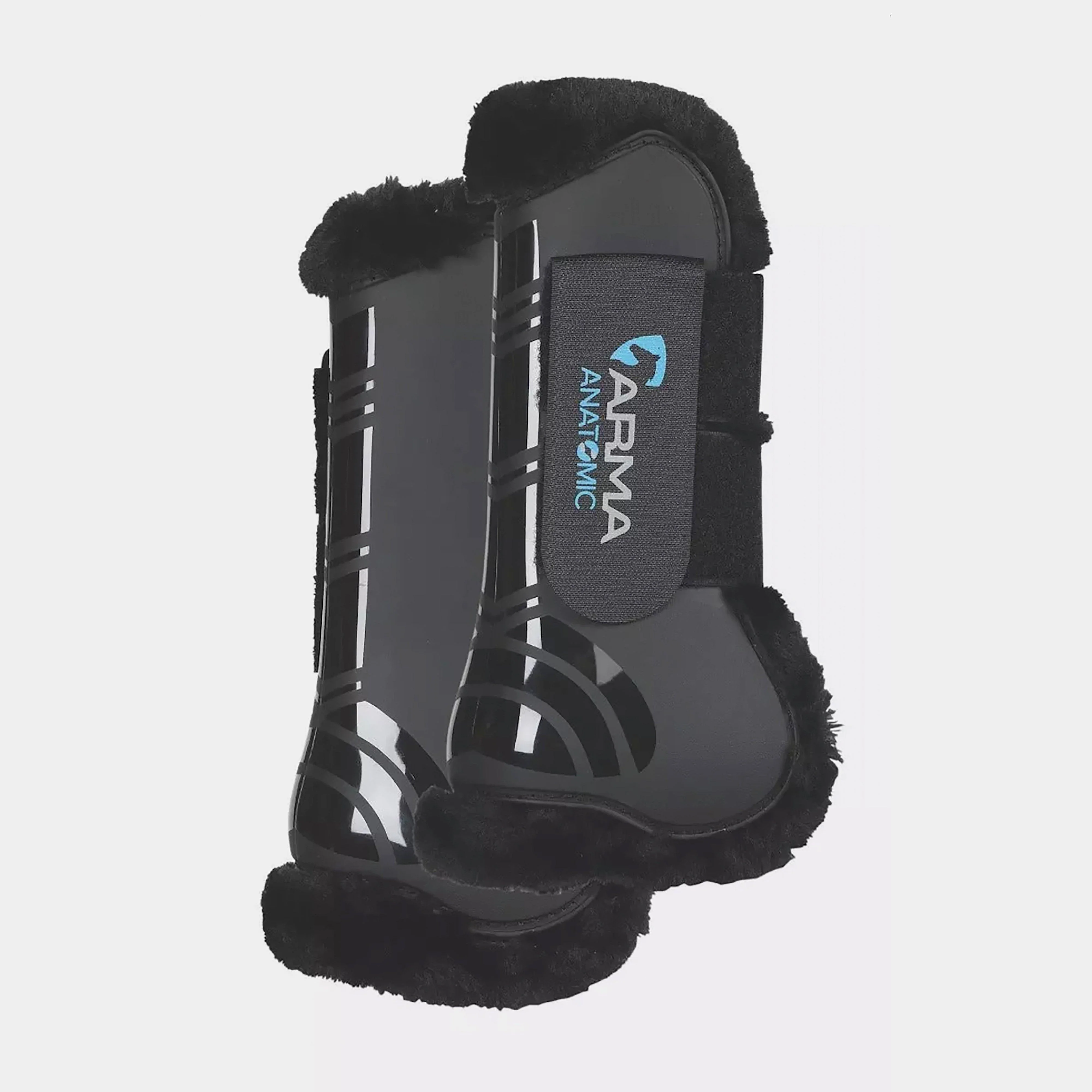 Anatomic SupaFleece Tendon Boots Black Pony - Image 2