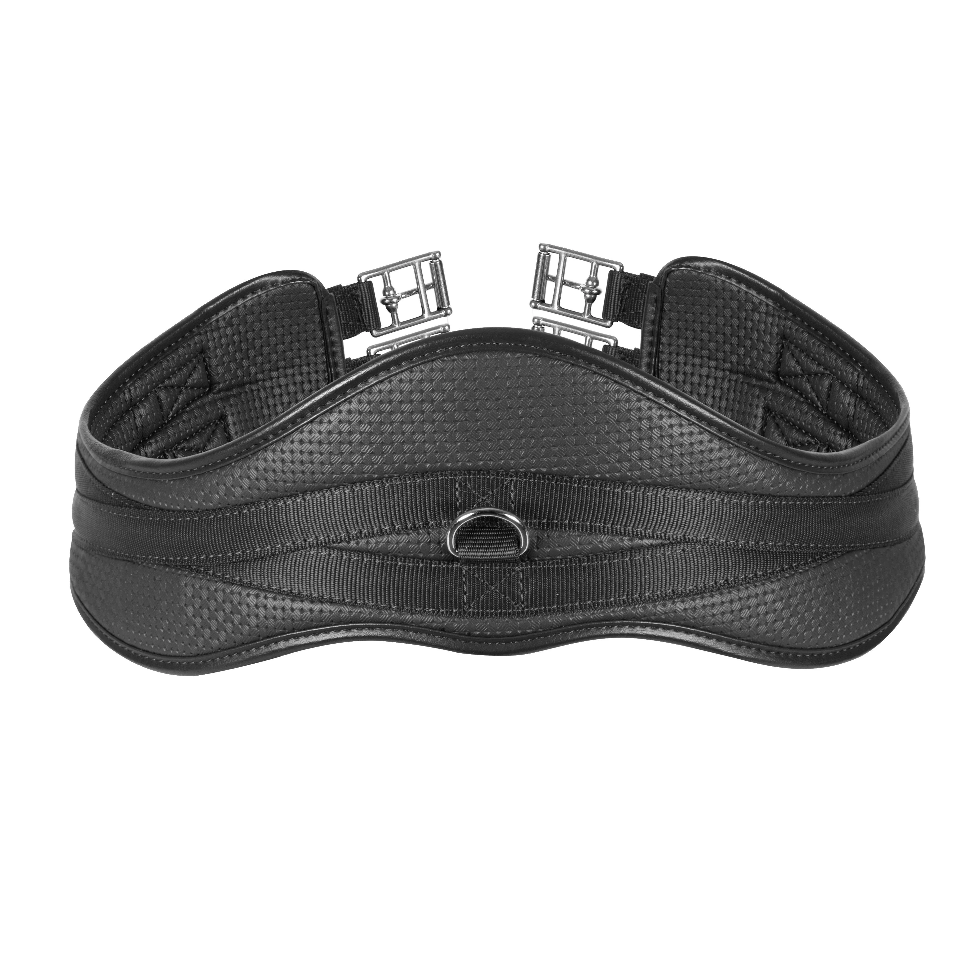 Anti-Chafe Anatomic Elasticated GP Girth Black - Image 3