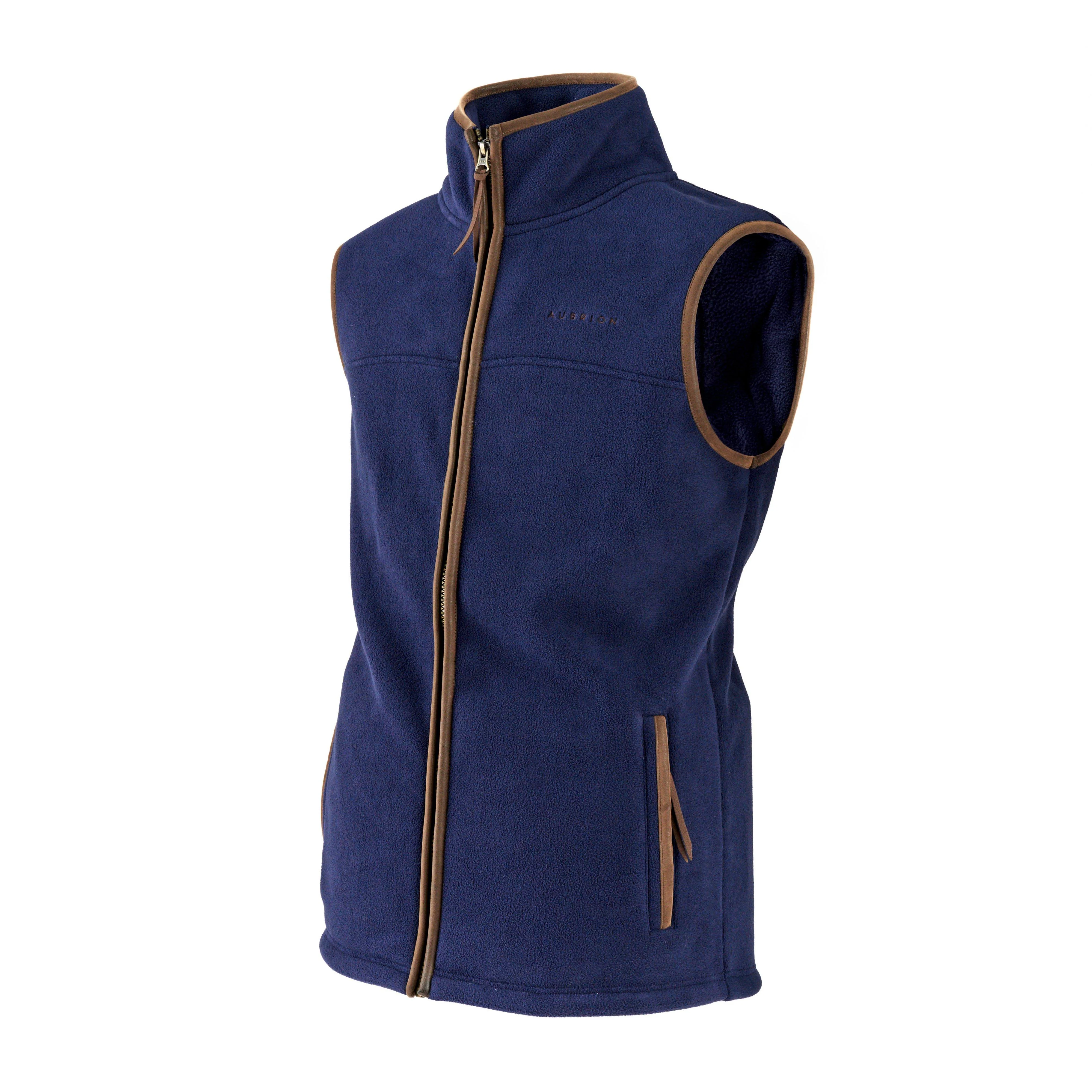 Mens Fleece Gilet Navy - Image 3