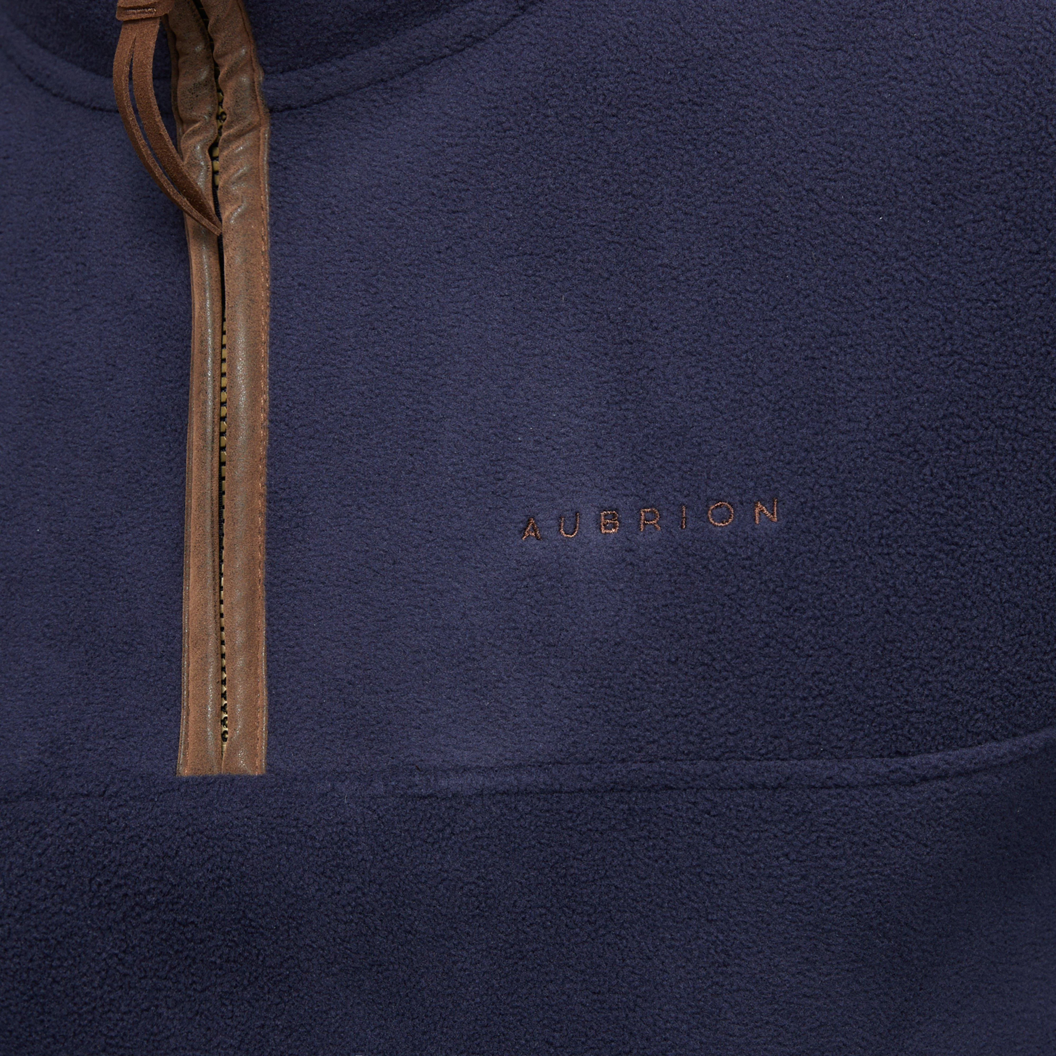 Mens Half Zip Fleece Navy - Image 5