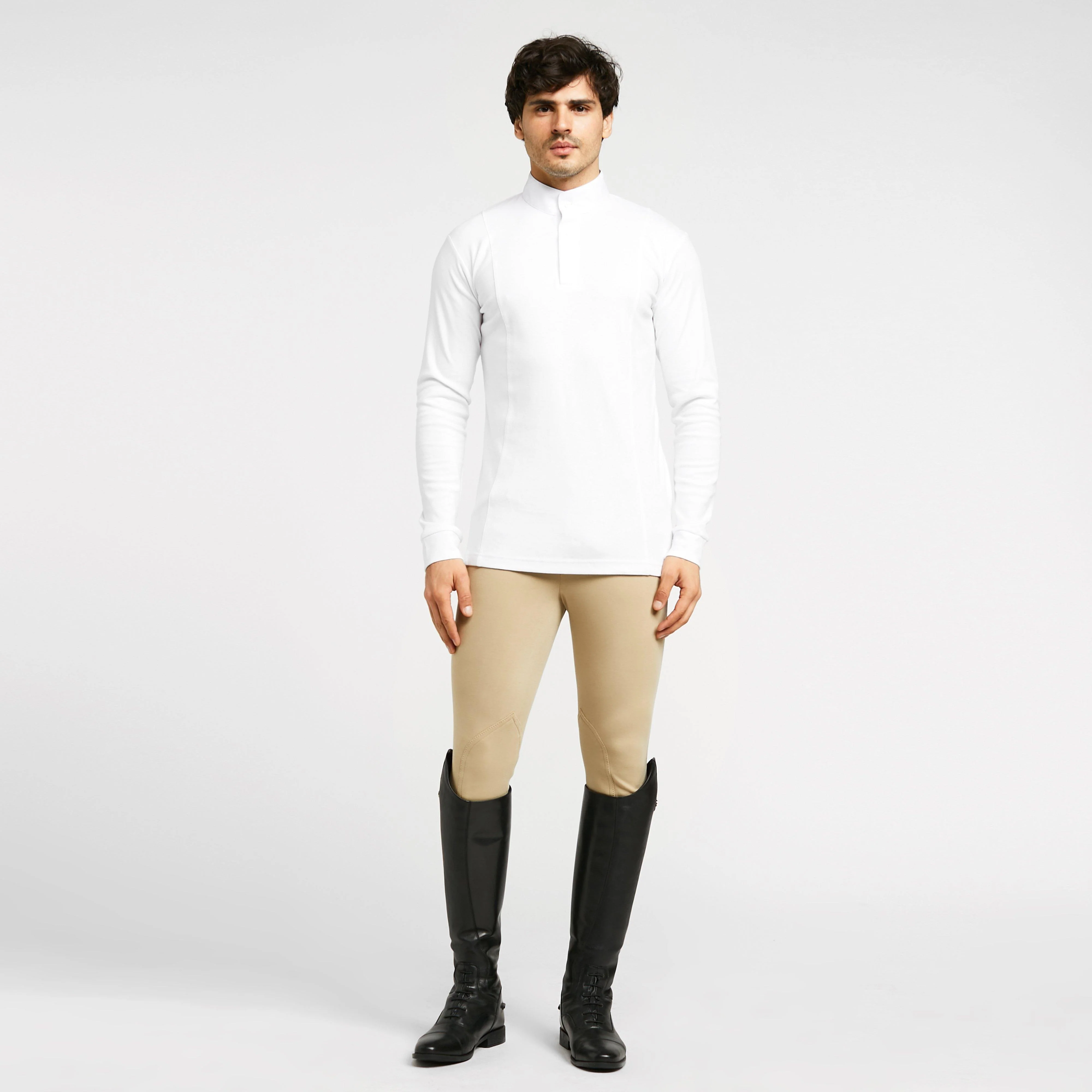 Mens Hunting Shirt White - Image 3