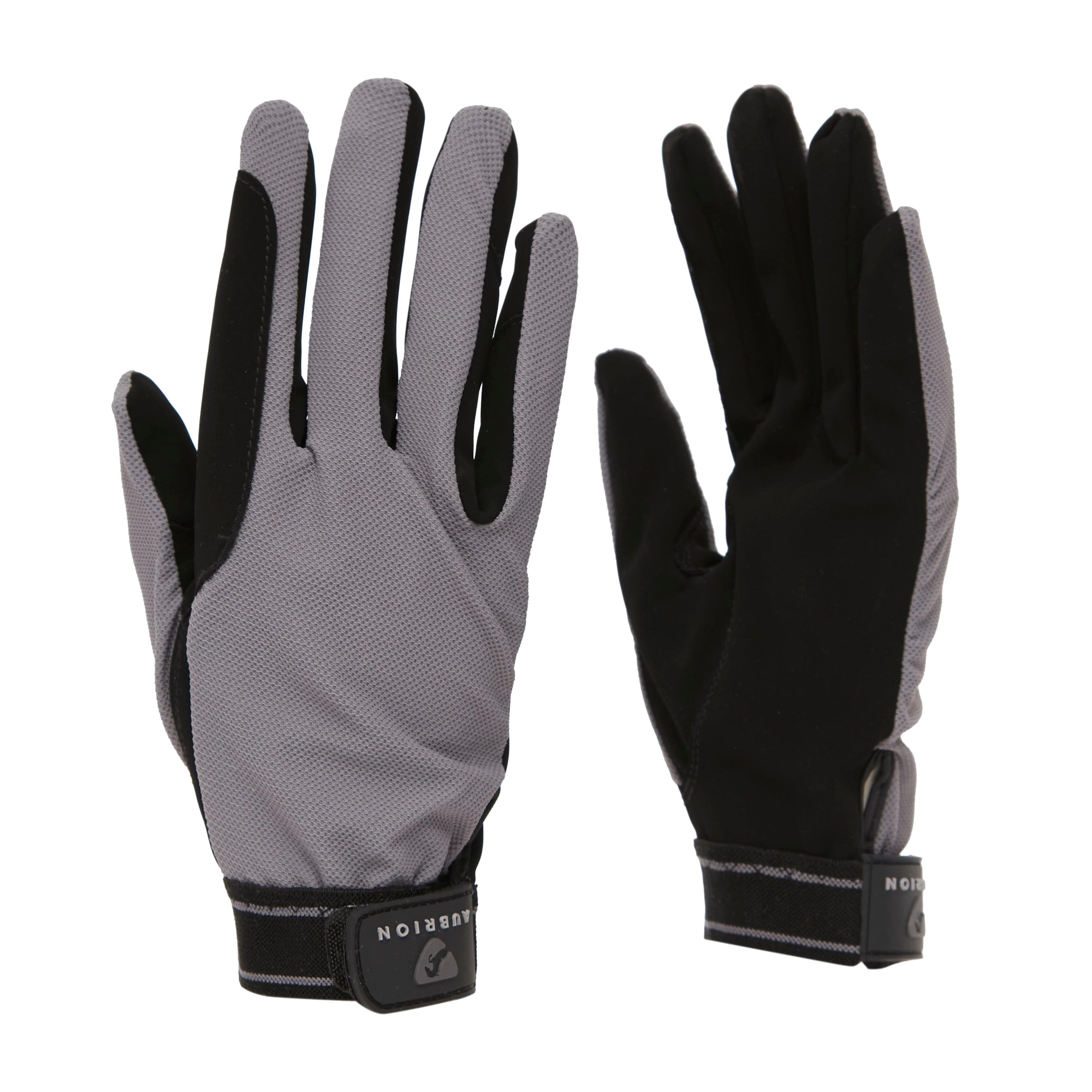 Mesh Riding Gloves Grey - Image 4