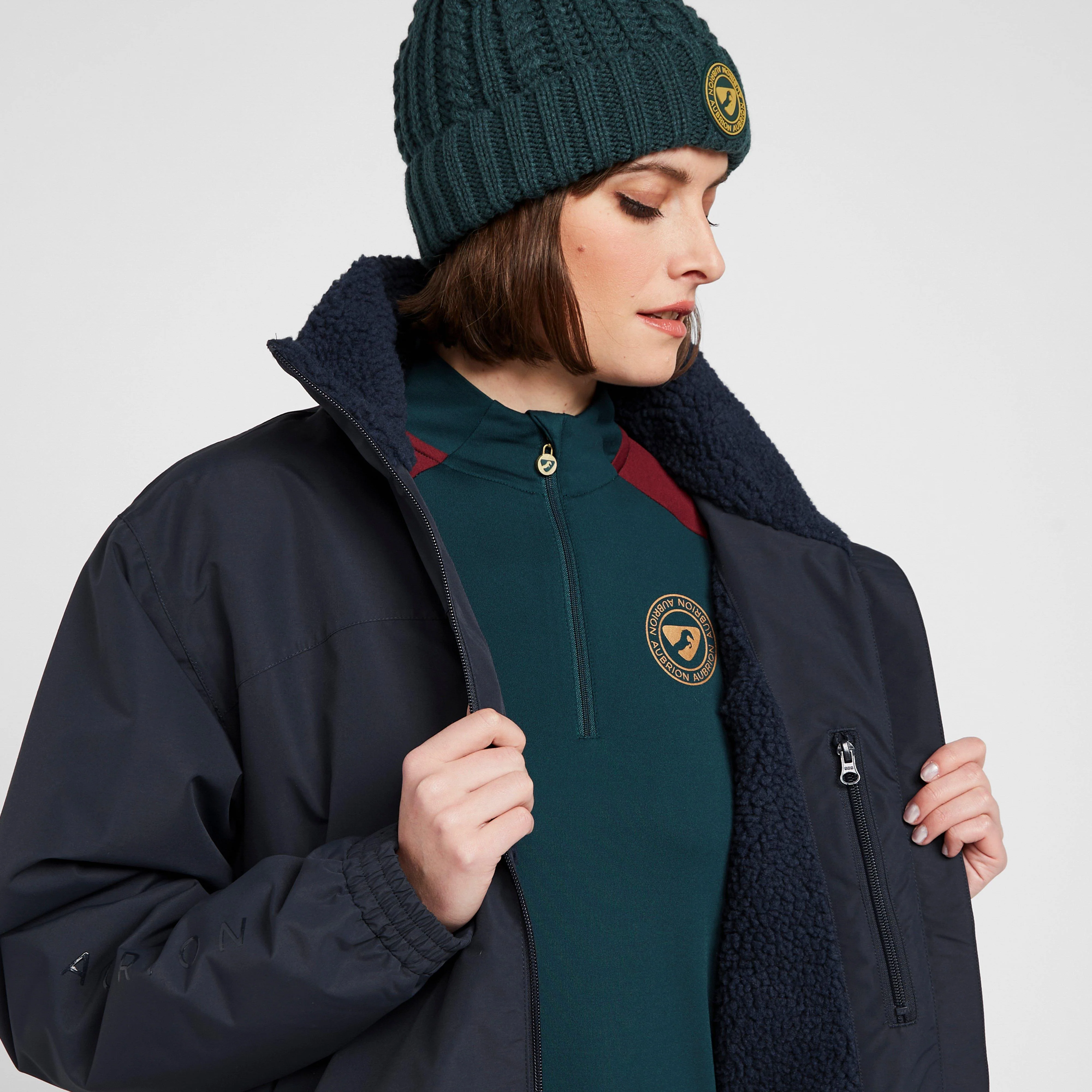 Womens Core Blouson Navy - Image 8