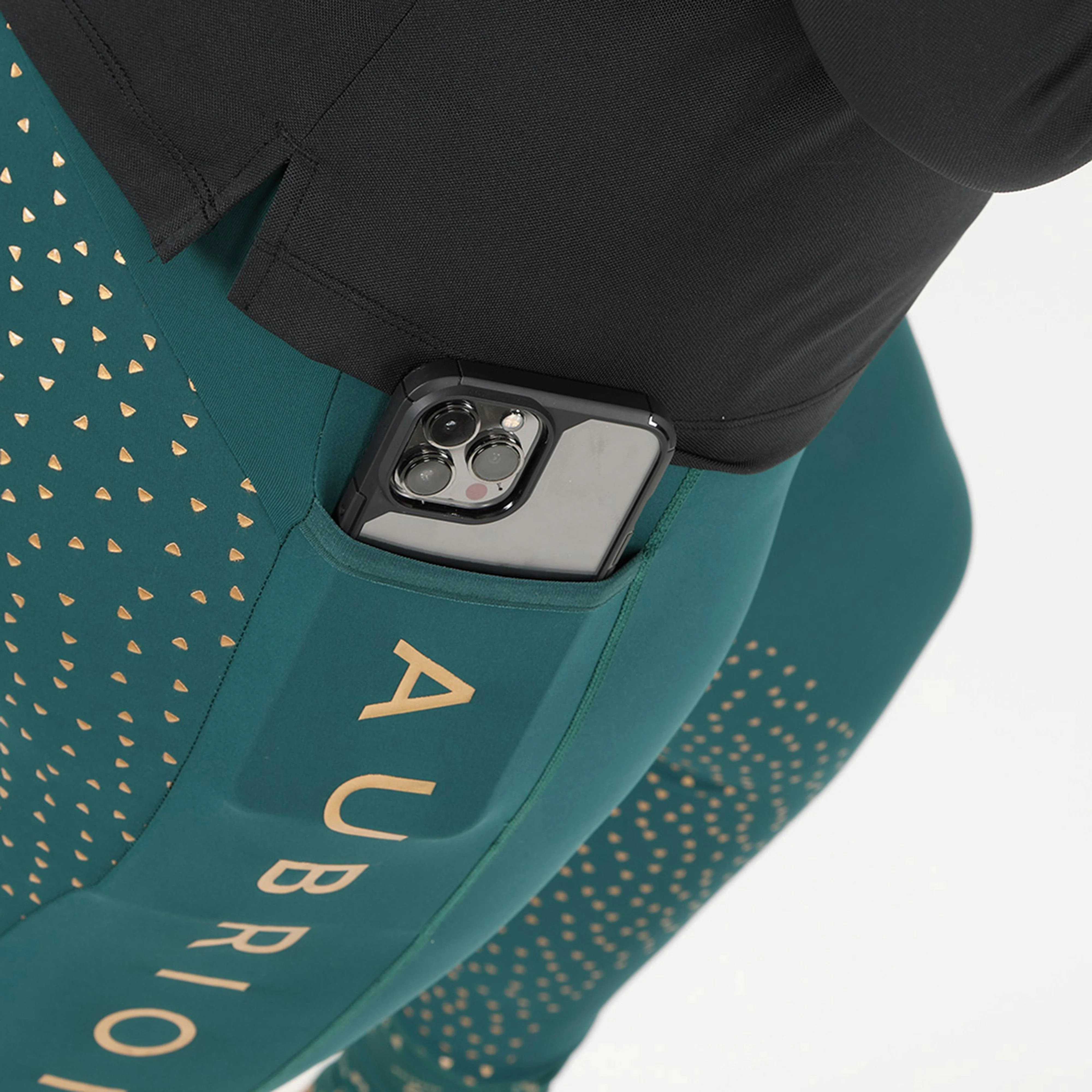 Womens Eastcote Riding Tights Dark Green - Image 7