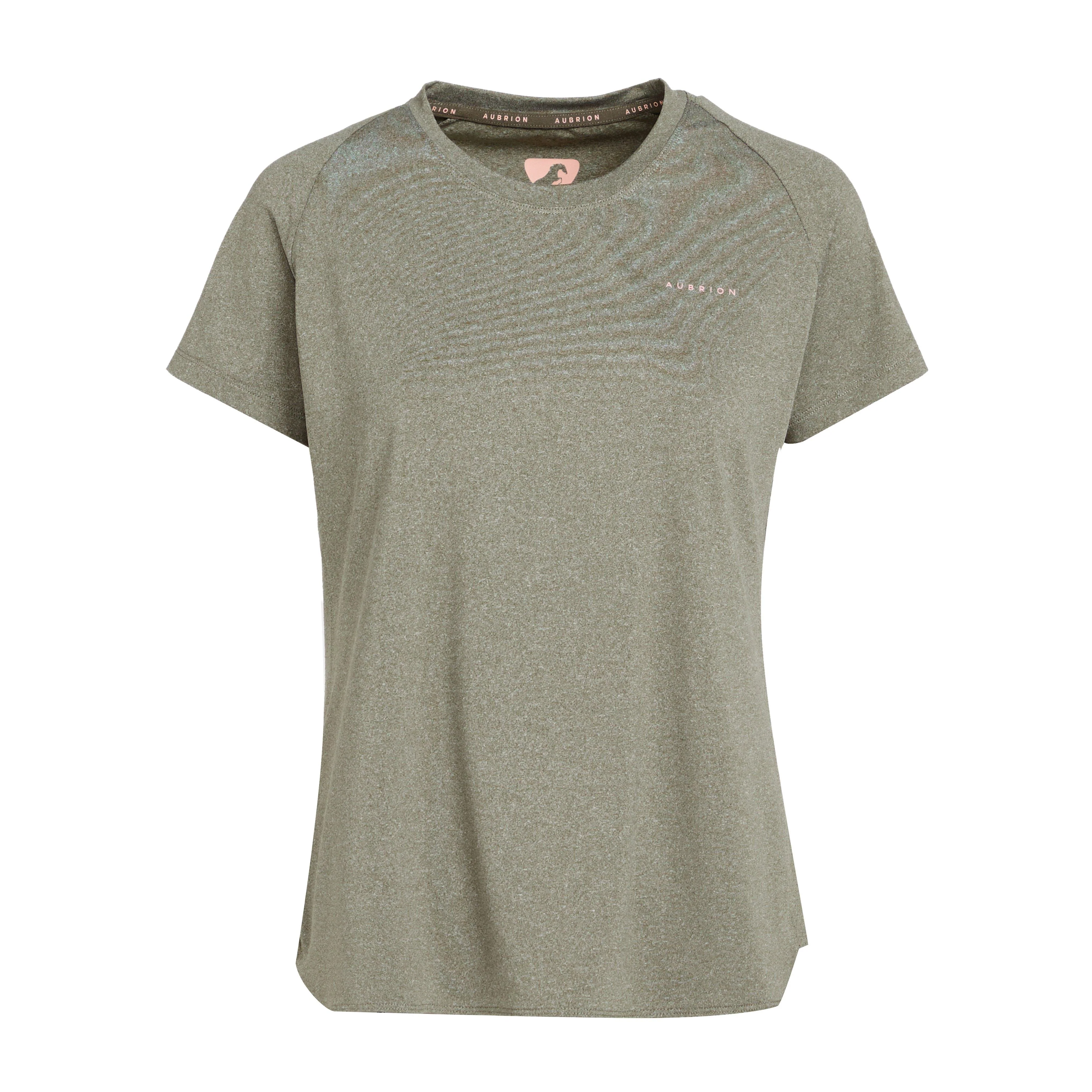 Womens Energise Tech T-Shirt Olive - Image 7