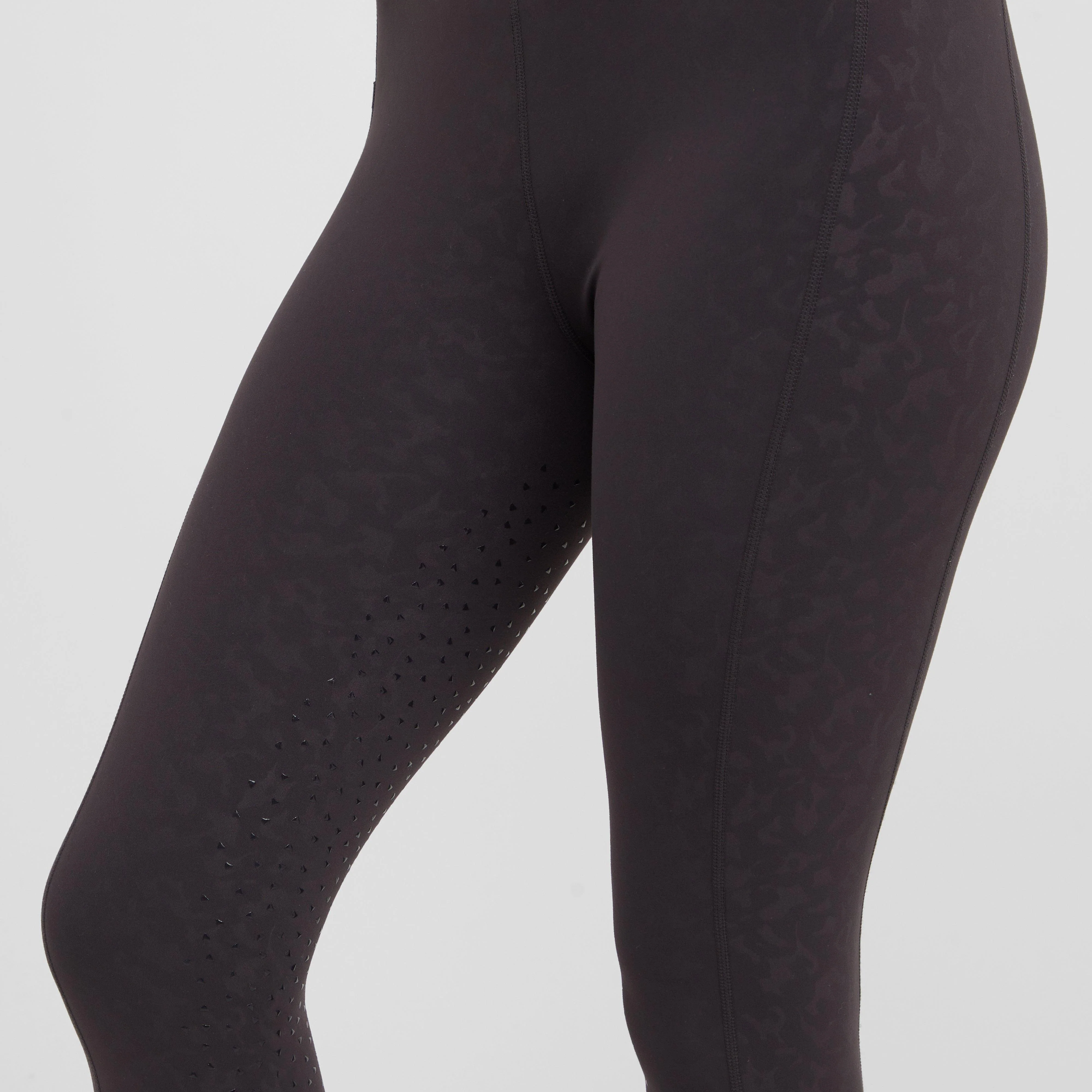 Womens Non-Stop Riding Tights Charcoal - Image 5