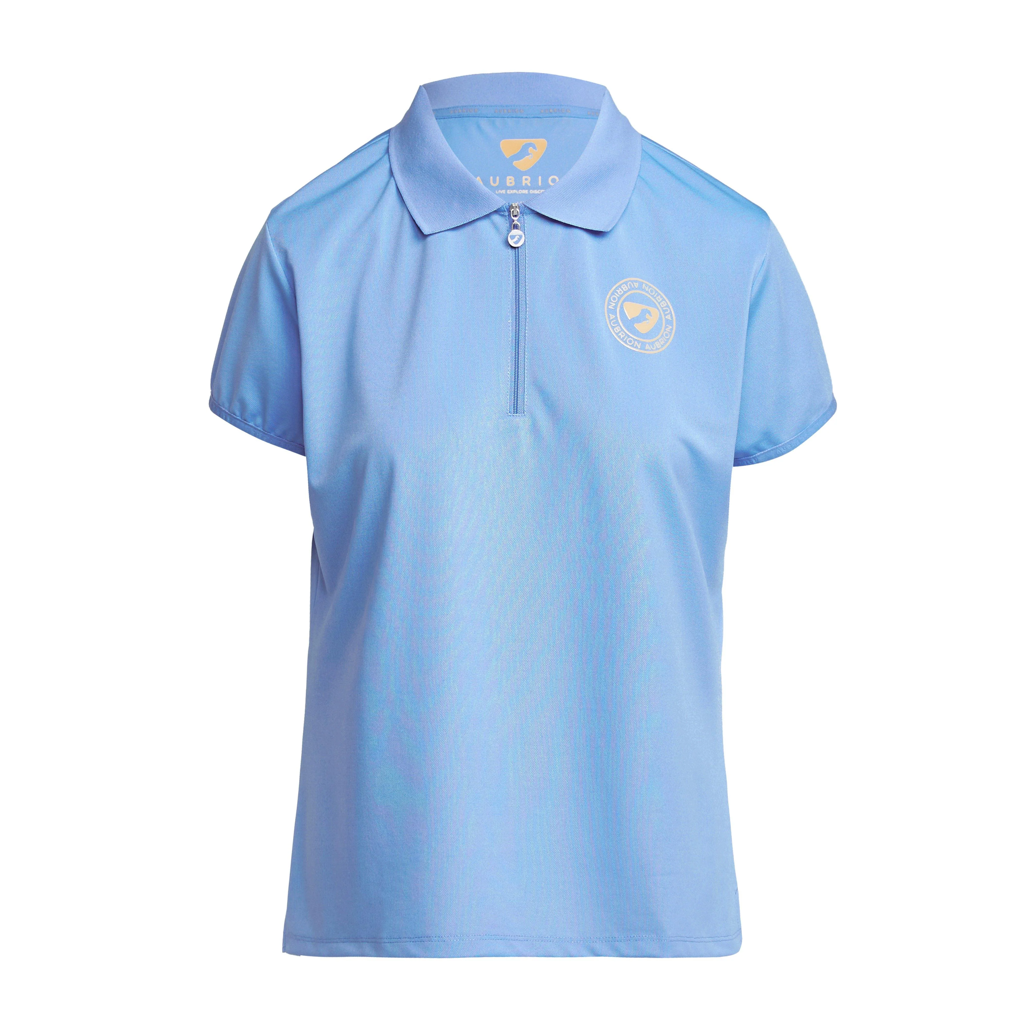 Womens Parson Tech Polo Shirt Sky Blue - Image 6