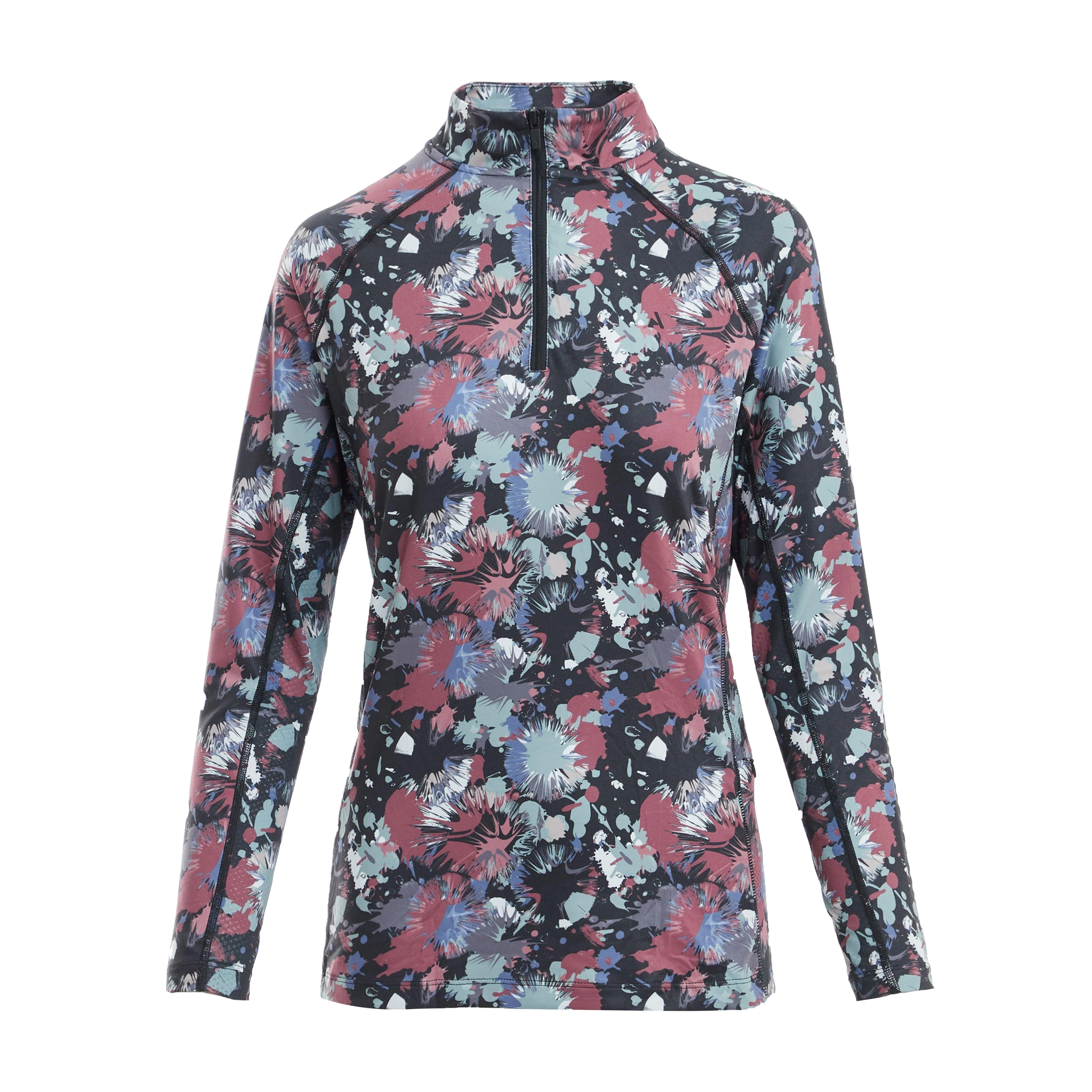 Womens React Long Sleeve Base Layer Abstract - Image 7