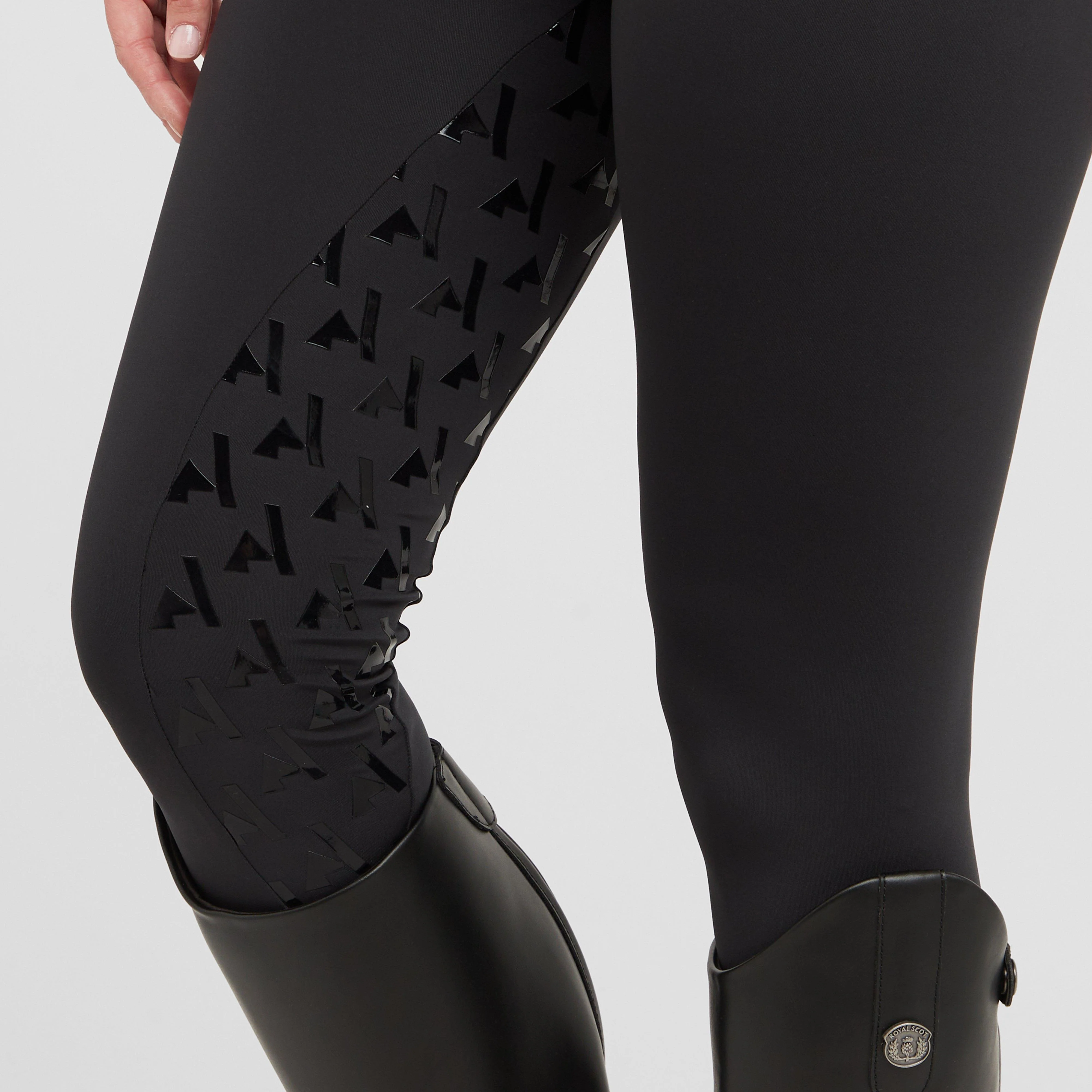 Womens React Sculpt Riding Tights Shadow - Image 4