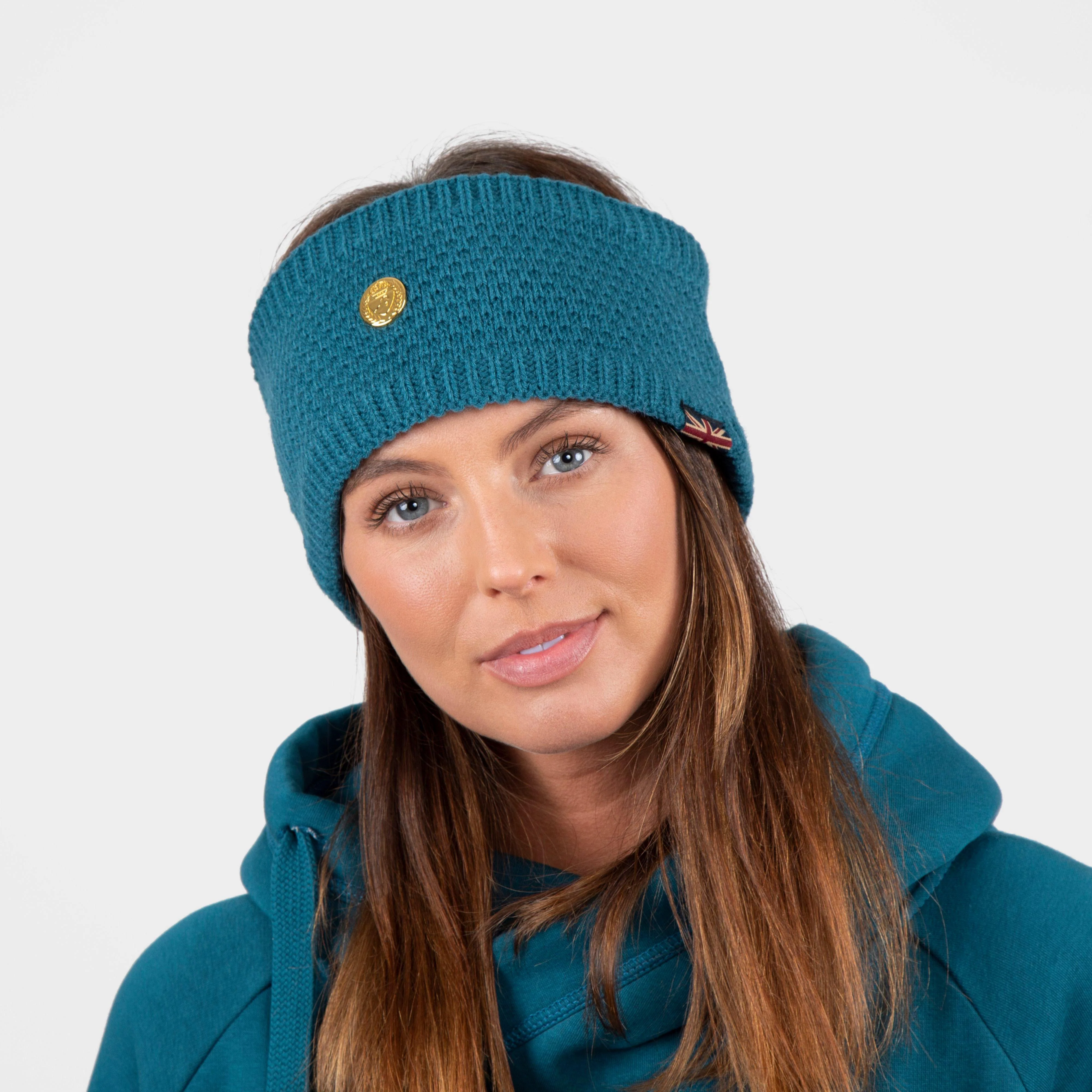 Womens Team Headband Teal - Image 2