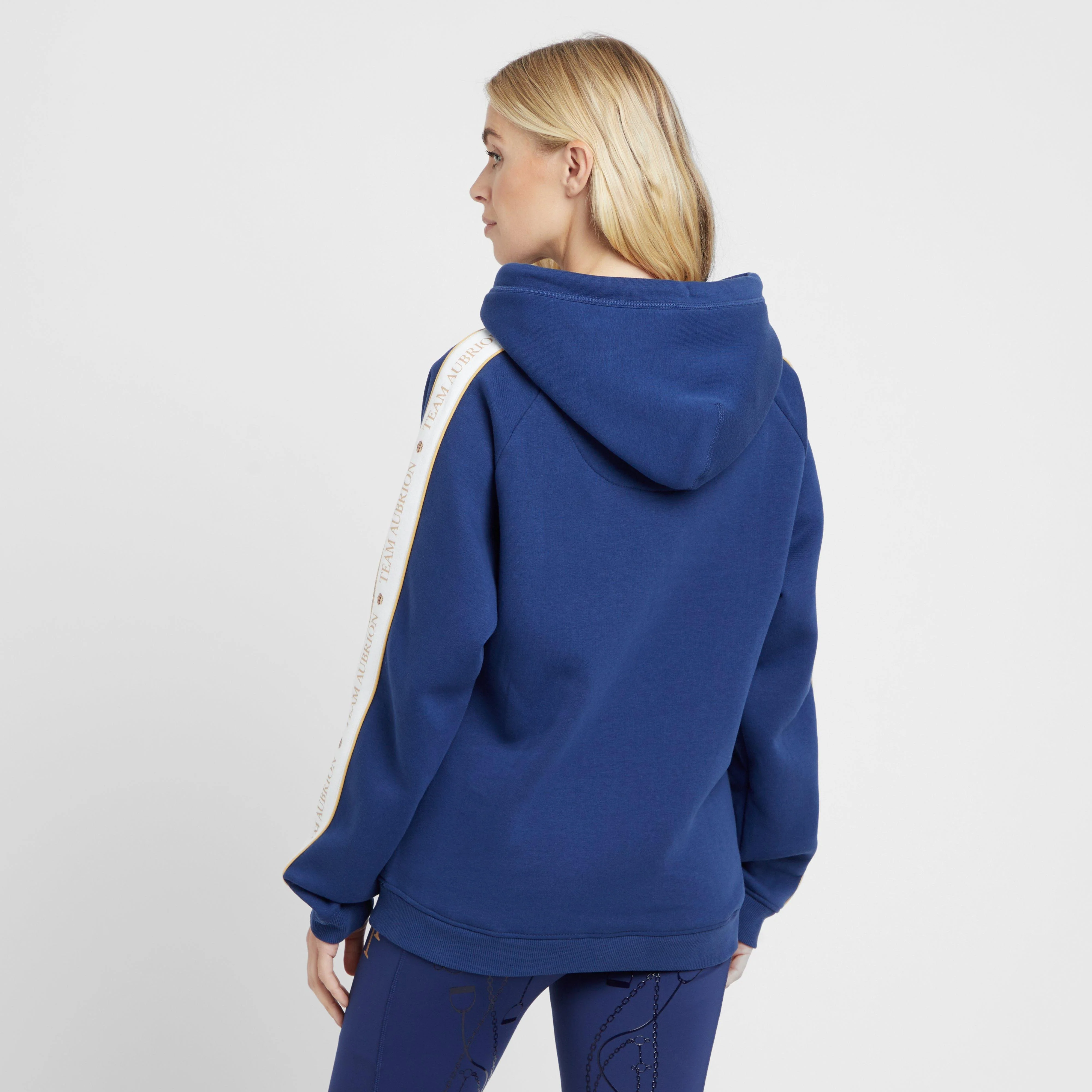 Womens Team Hoodie Navy - Image 2