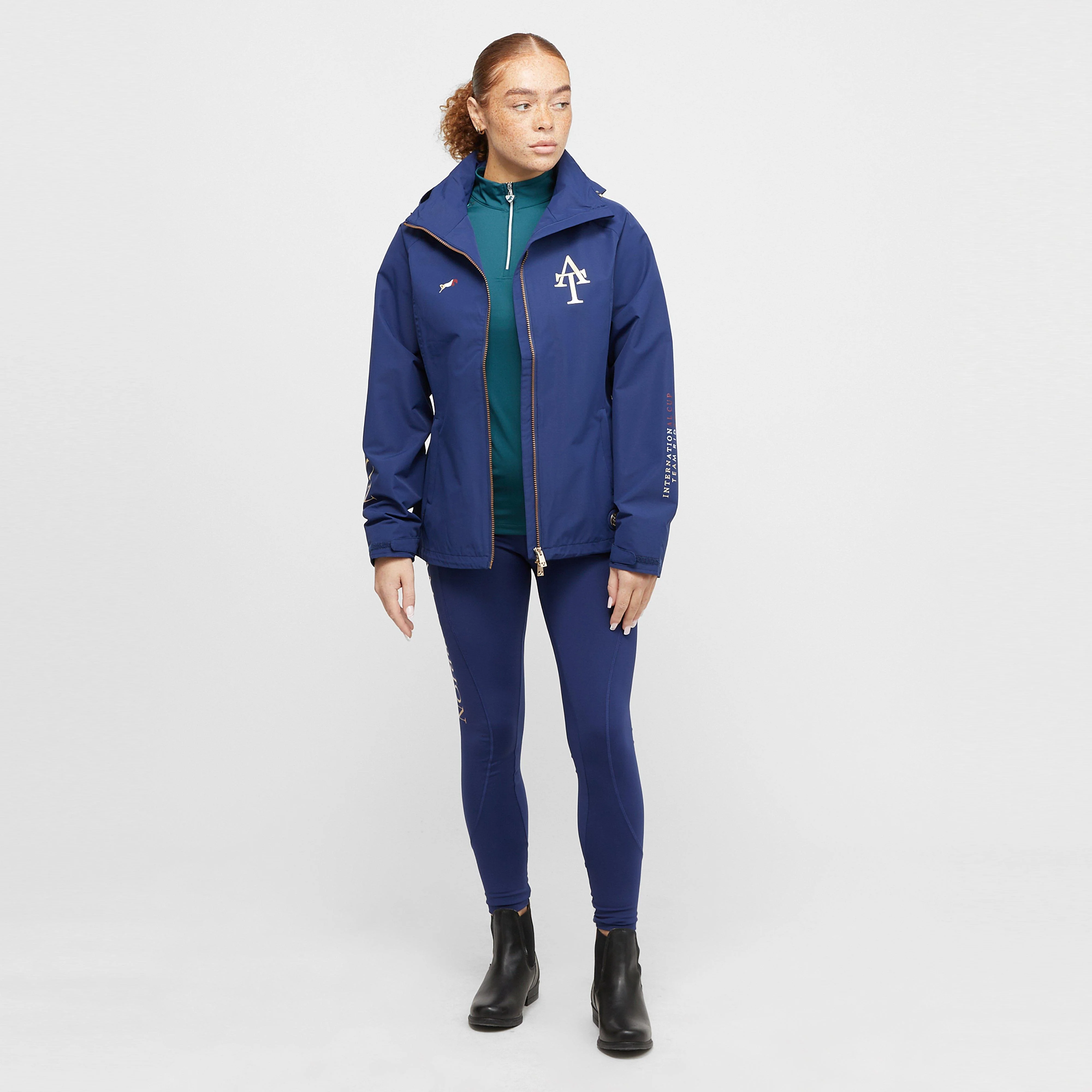 Womens Team Waterproof Jacket Navy - Image 3