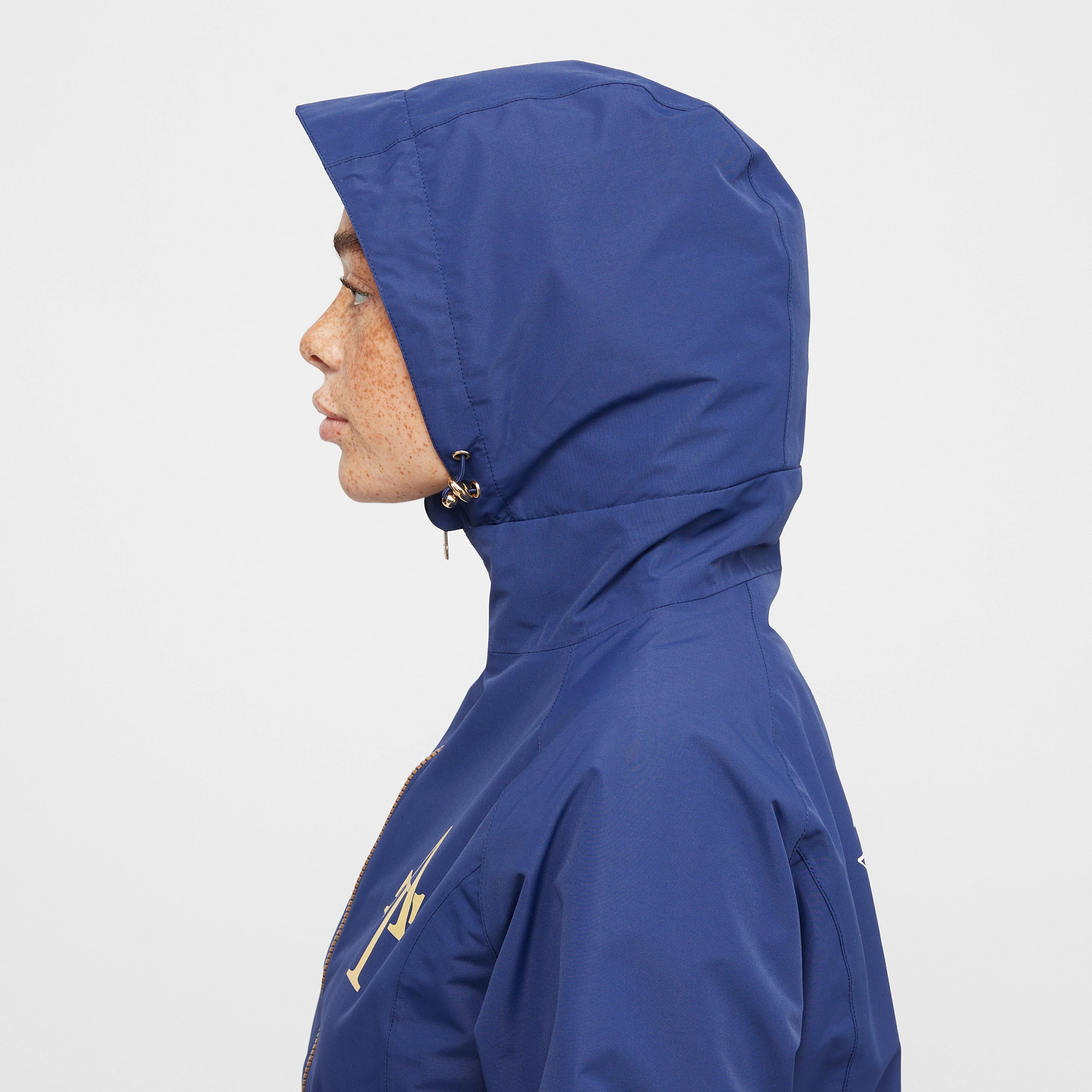 Womens Team Waterproof Jacket Navy - Image 5