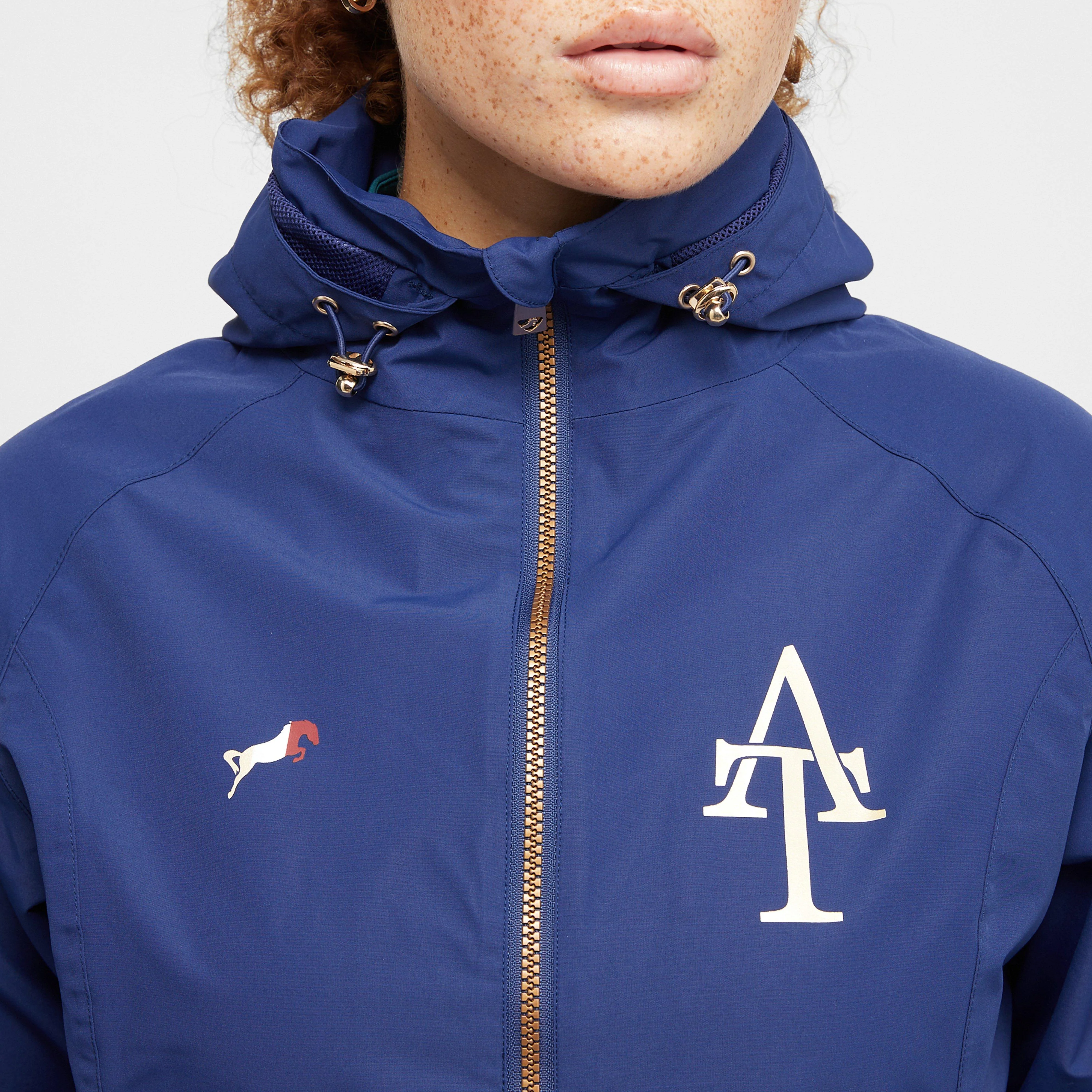 Womens Team Waterproof Jacket Navy - Image 7