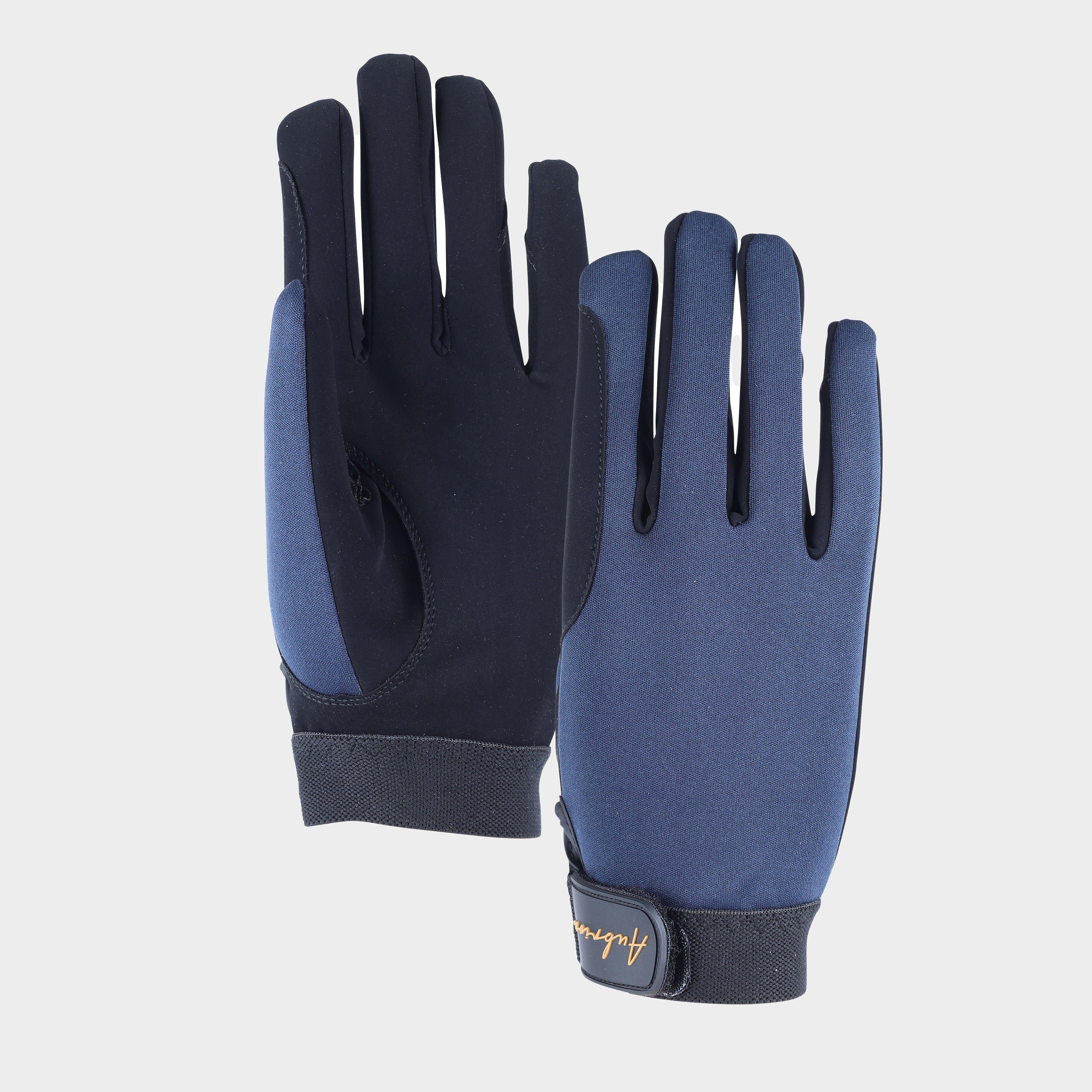 Womens Team Winter Riding Gloves Navy - Image 4