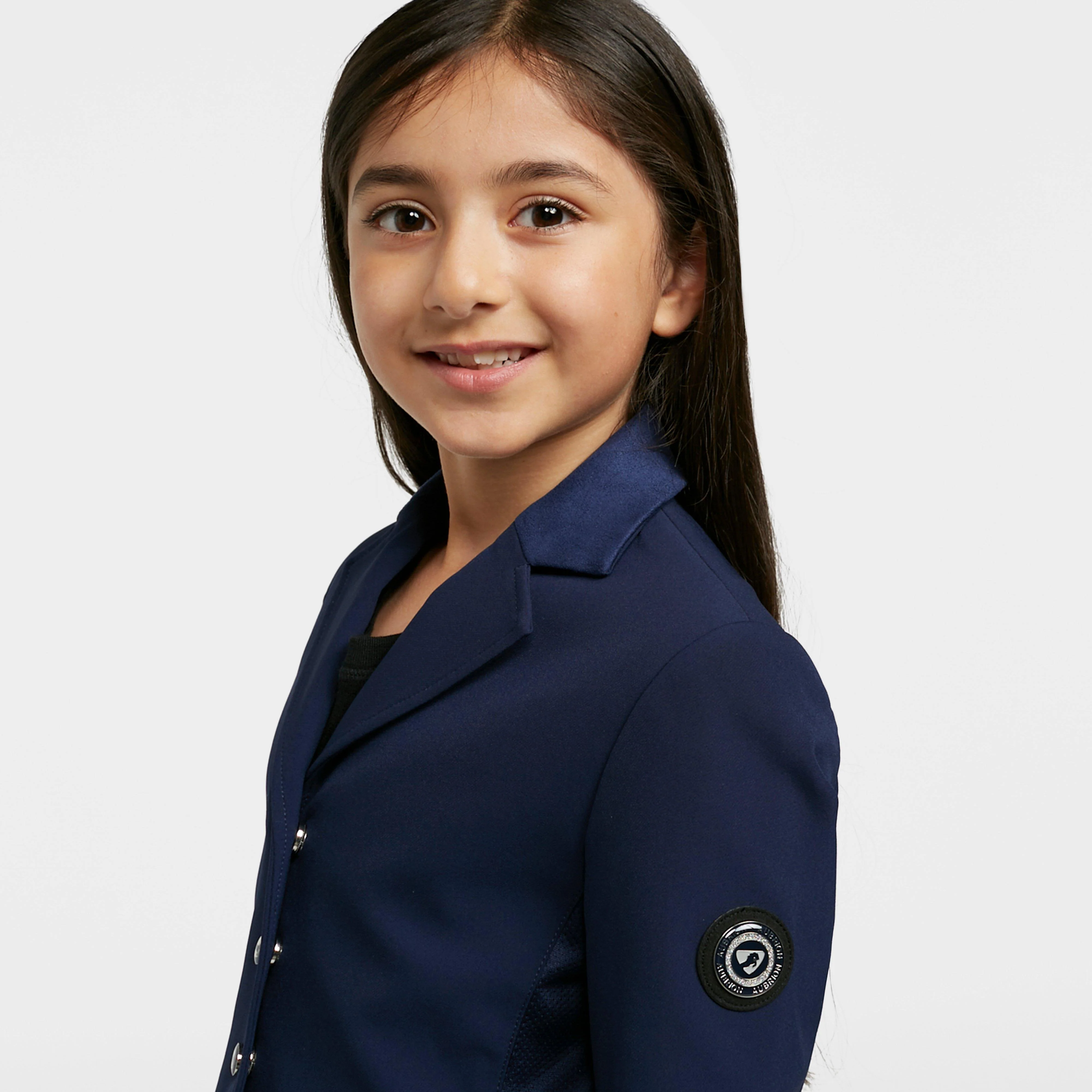 Young Rider Oxford Show Jacket Navy - Image 5