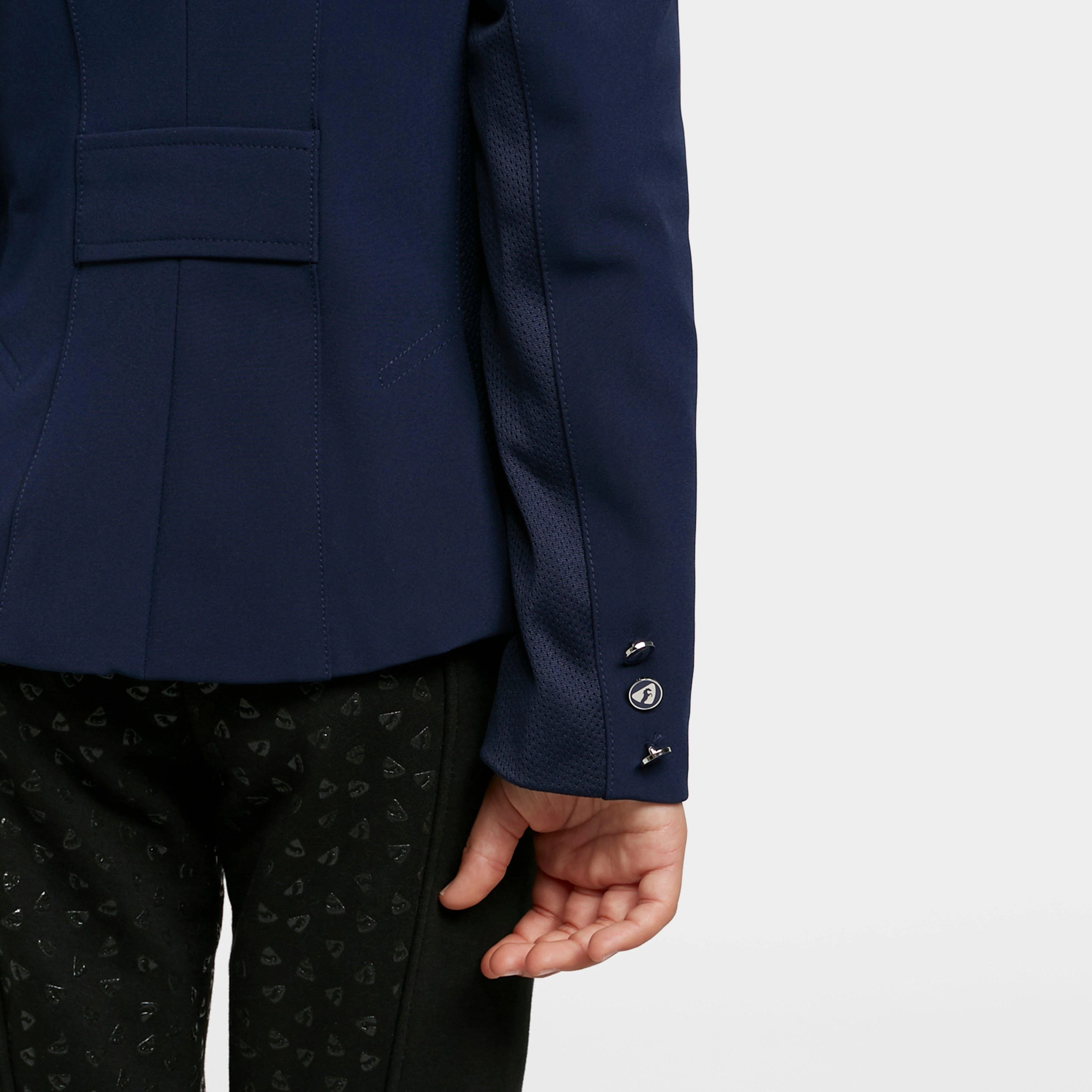 Young Rider Oxford Show Jacket Navy - Image 7