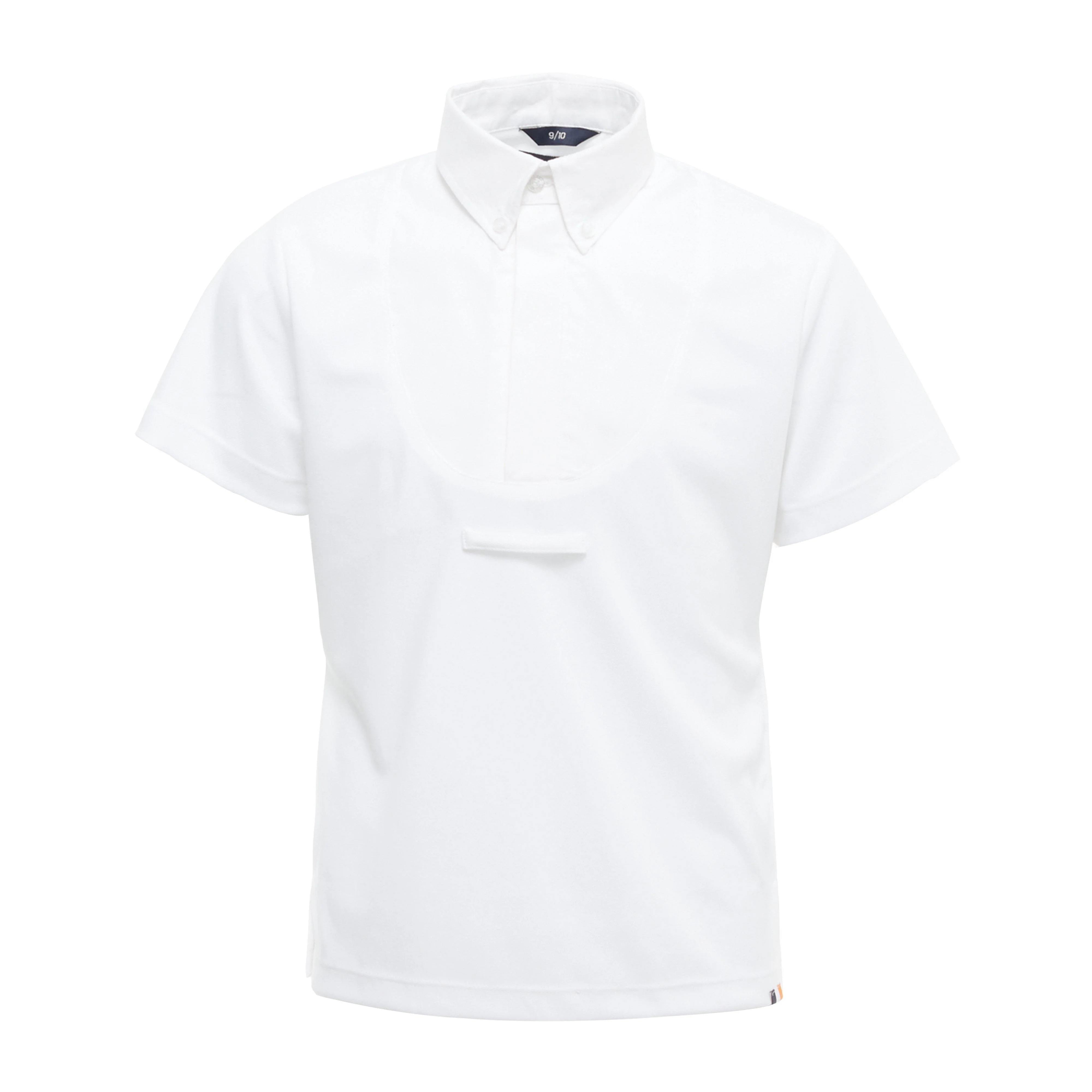 Young Rider Short Sleeve Tie Shirt White - Image 7