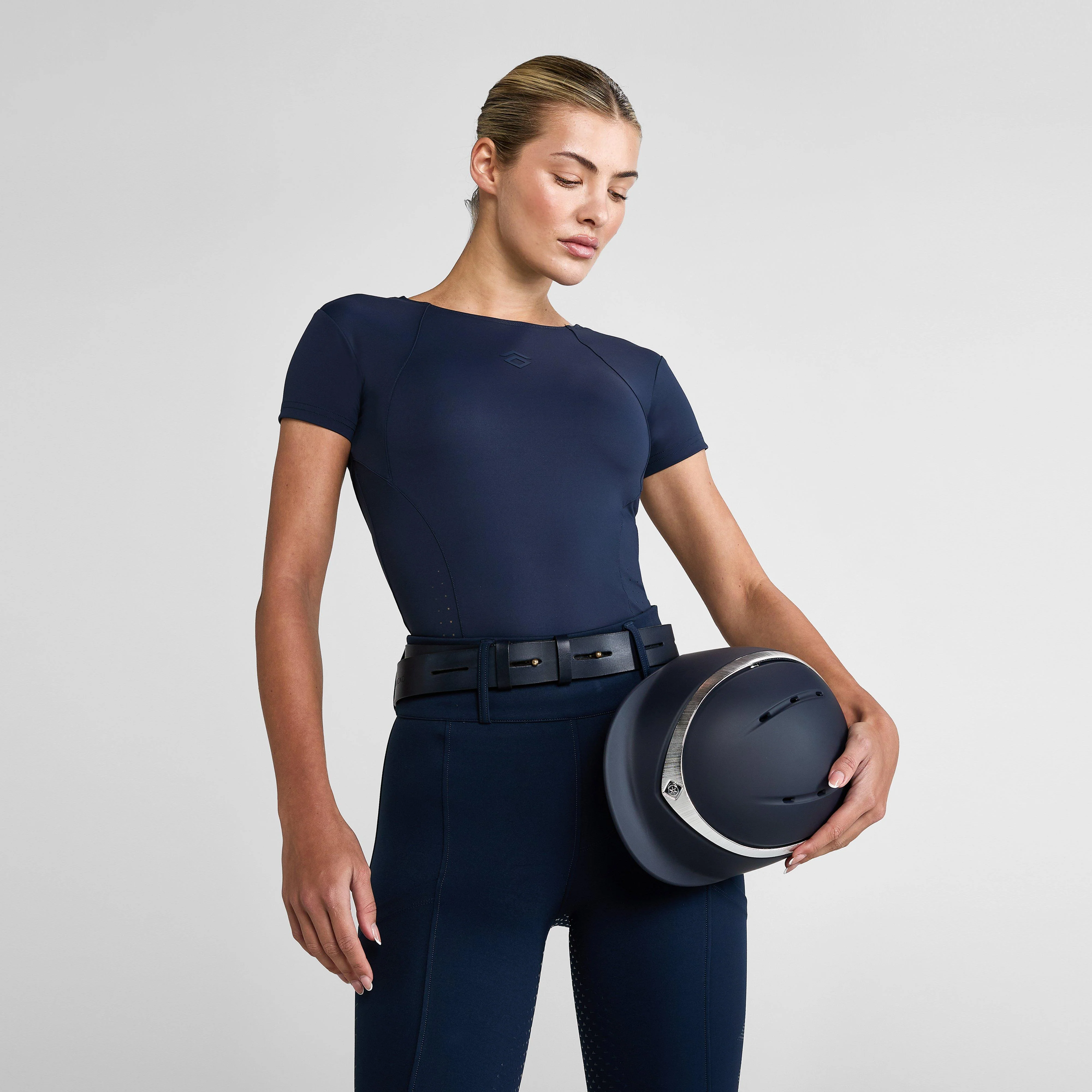 Womens Core Tech Tee Navy - Image 3
