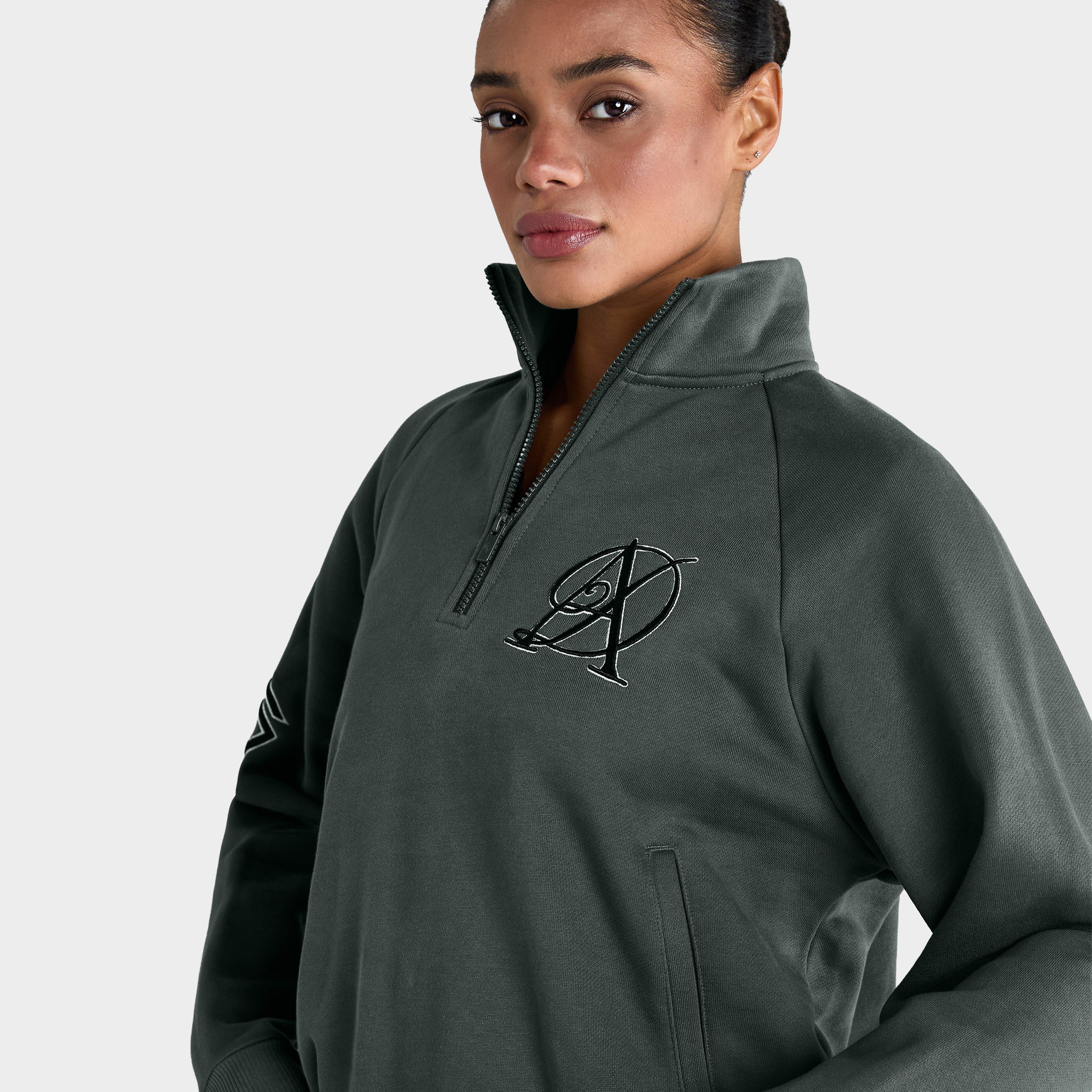 Women’s Half Zip Sweater Fern - Image 3