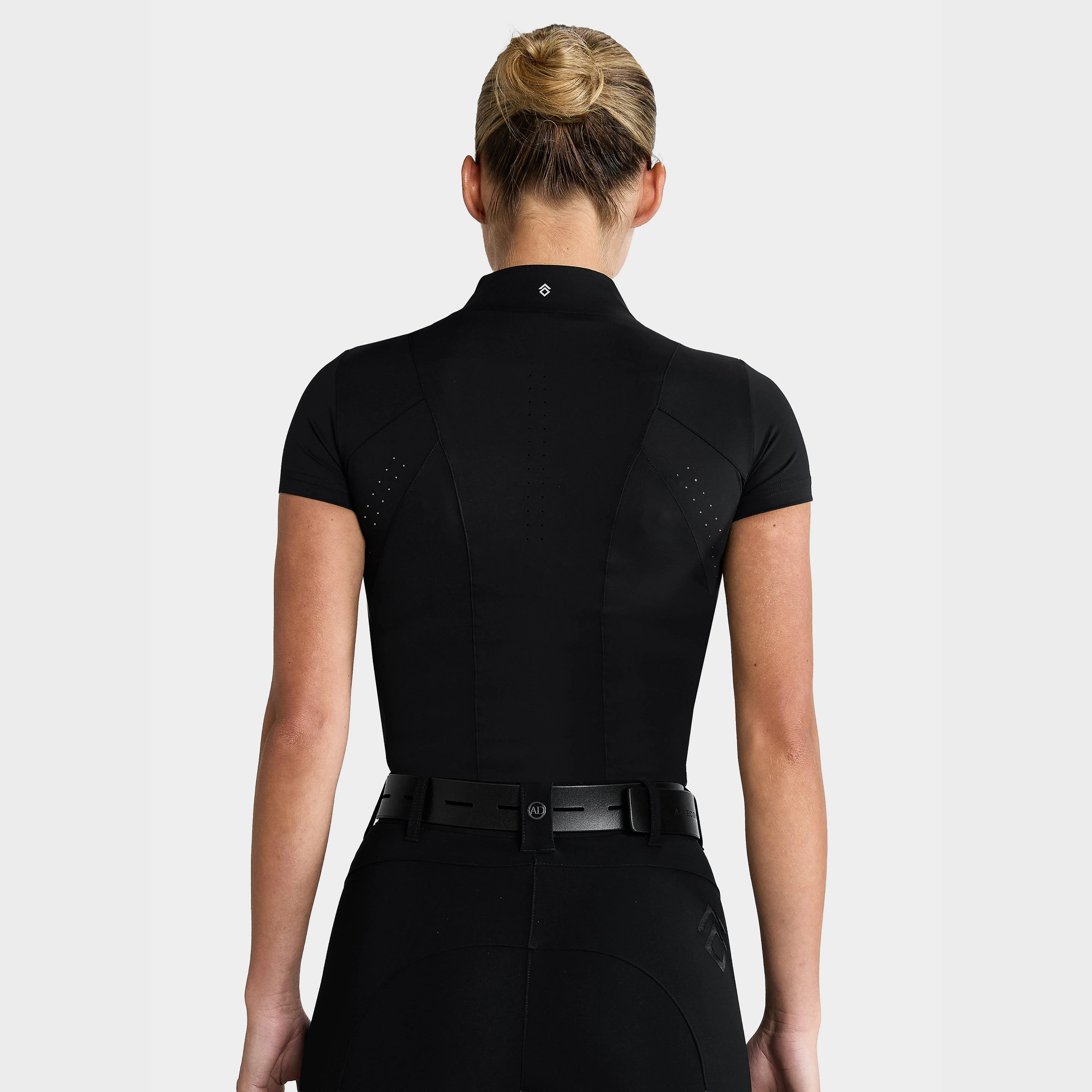 Women’s Short Sleeve Baselayer Black - Image 2