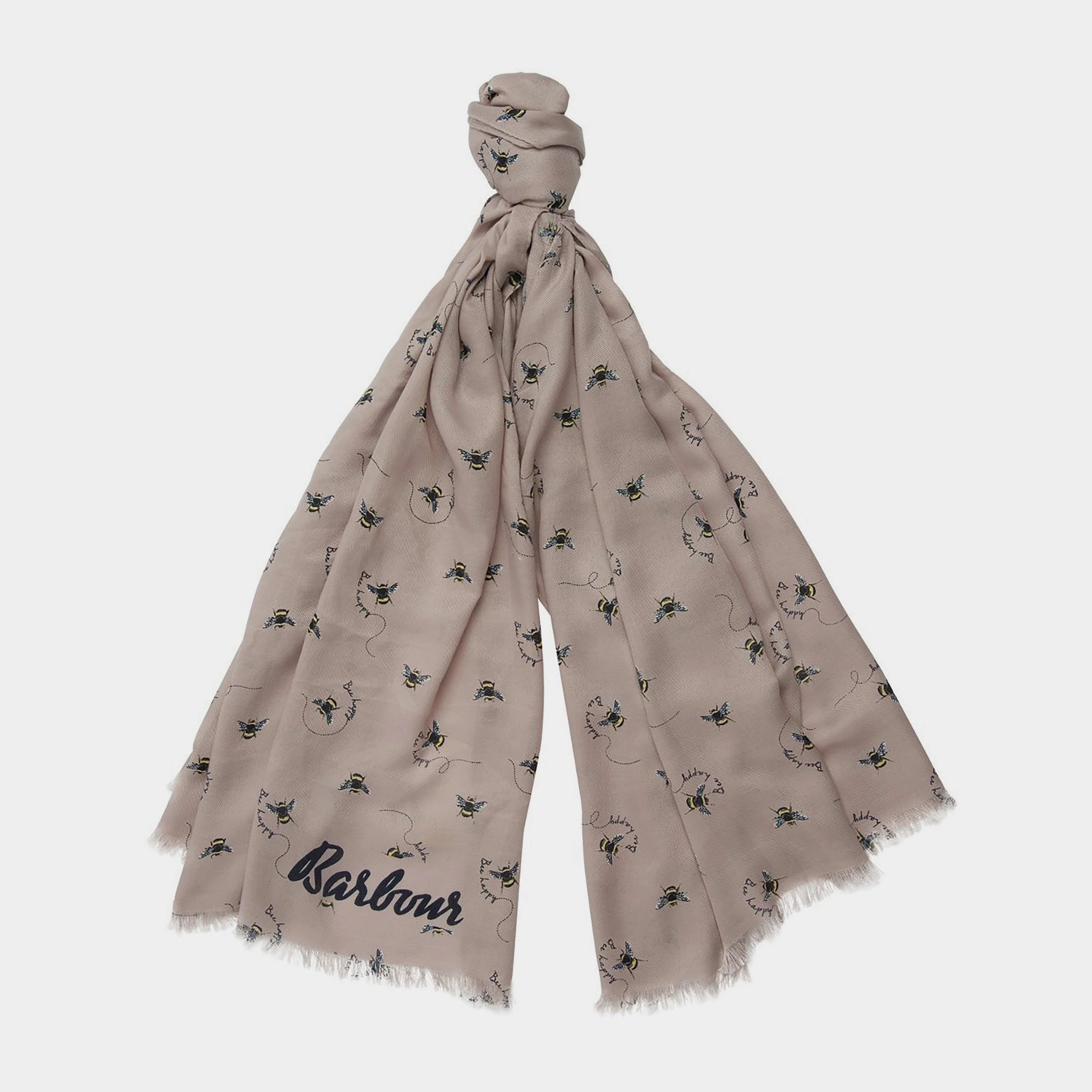 Bee Happy Print Wrap Pastel Pink