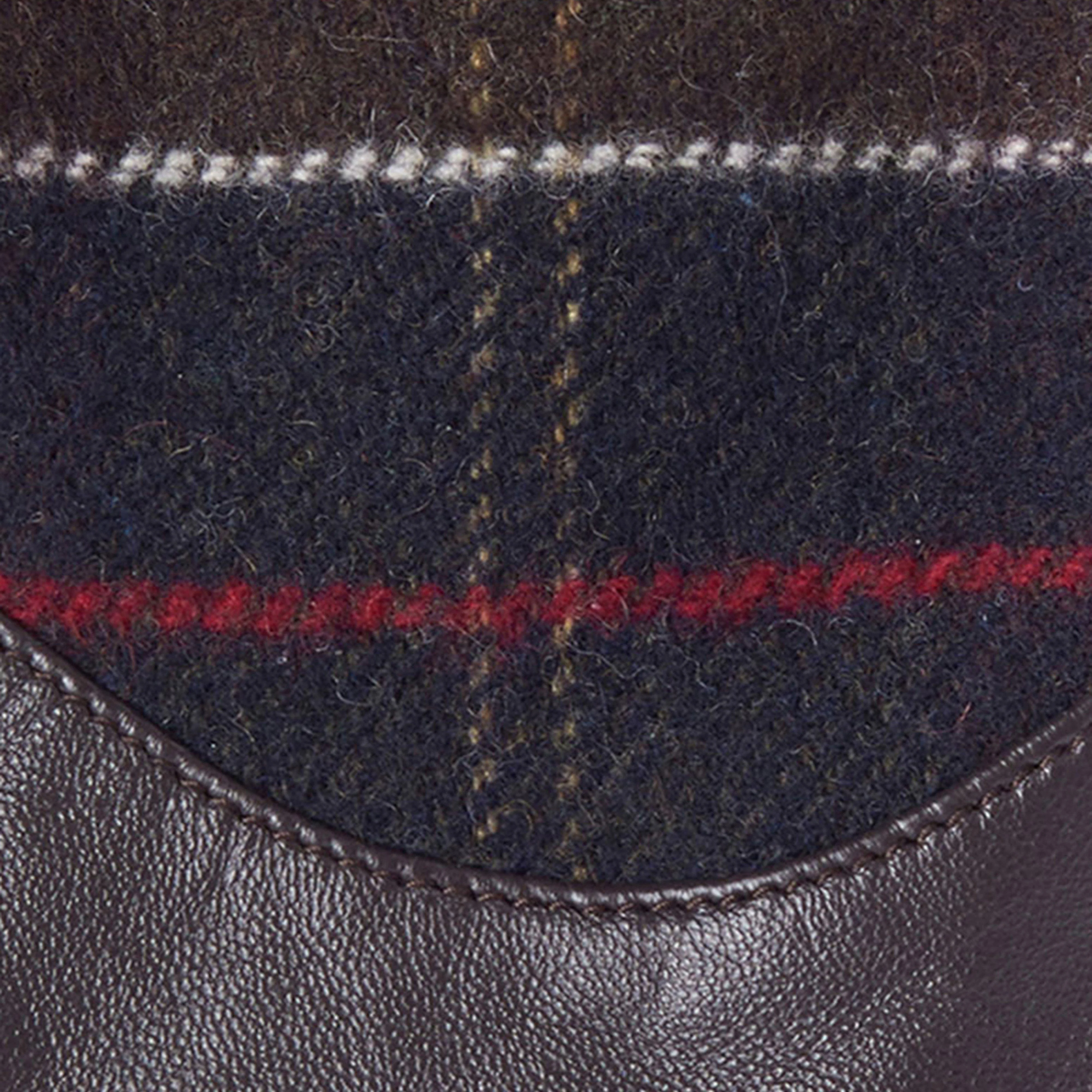 Dee Tartan Glove Dark Brown - Image 4