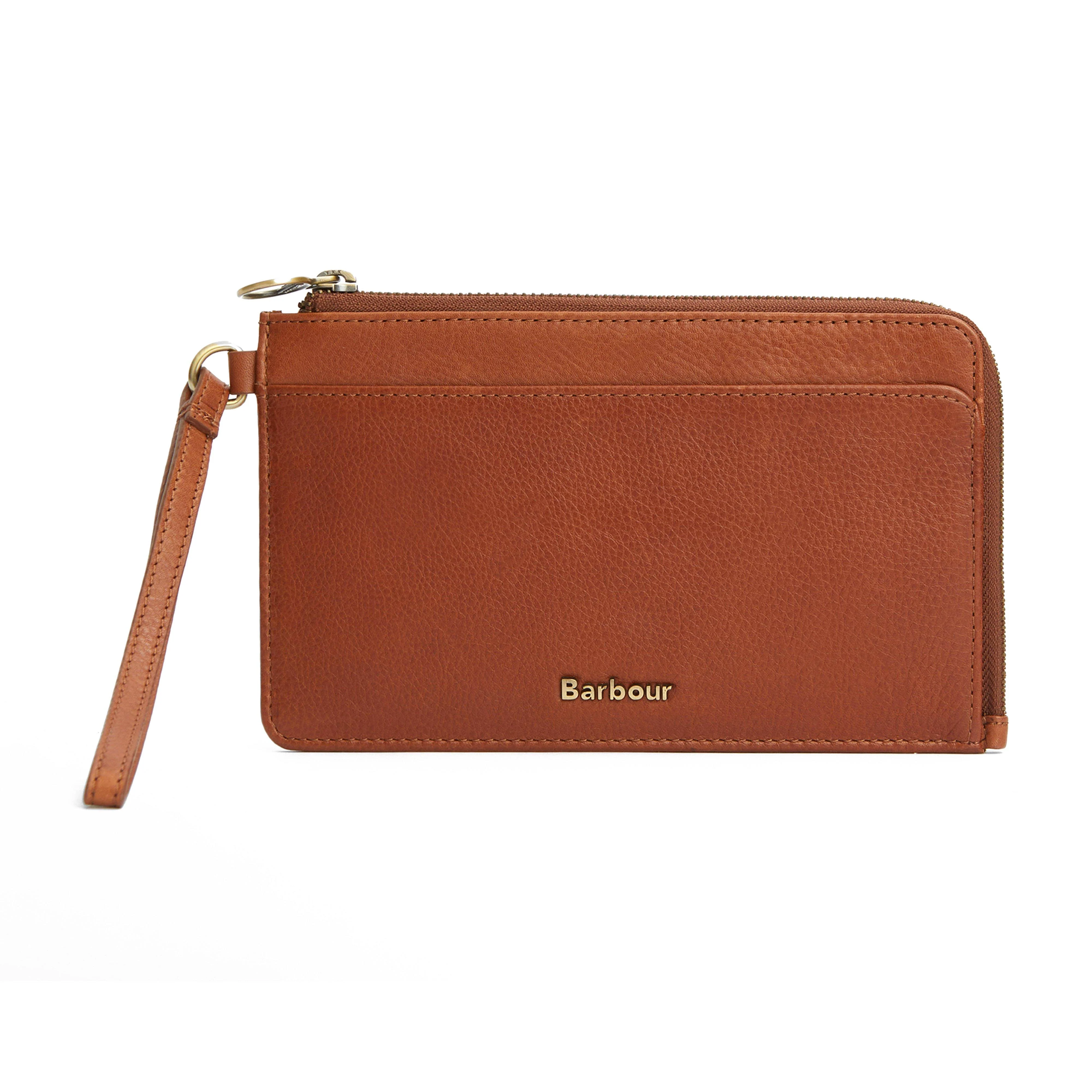 Laire Leather Wristlet Purse Brown - Image 6