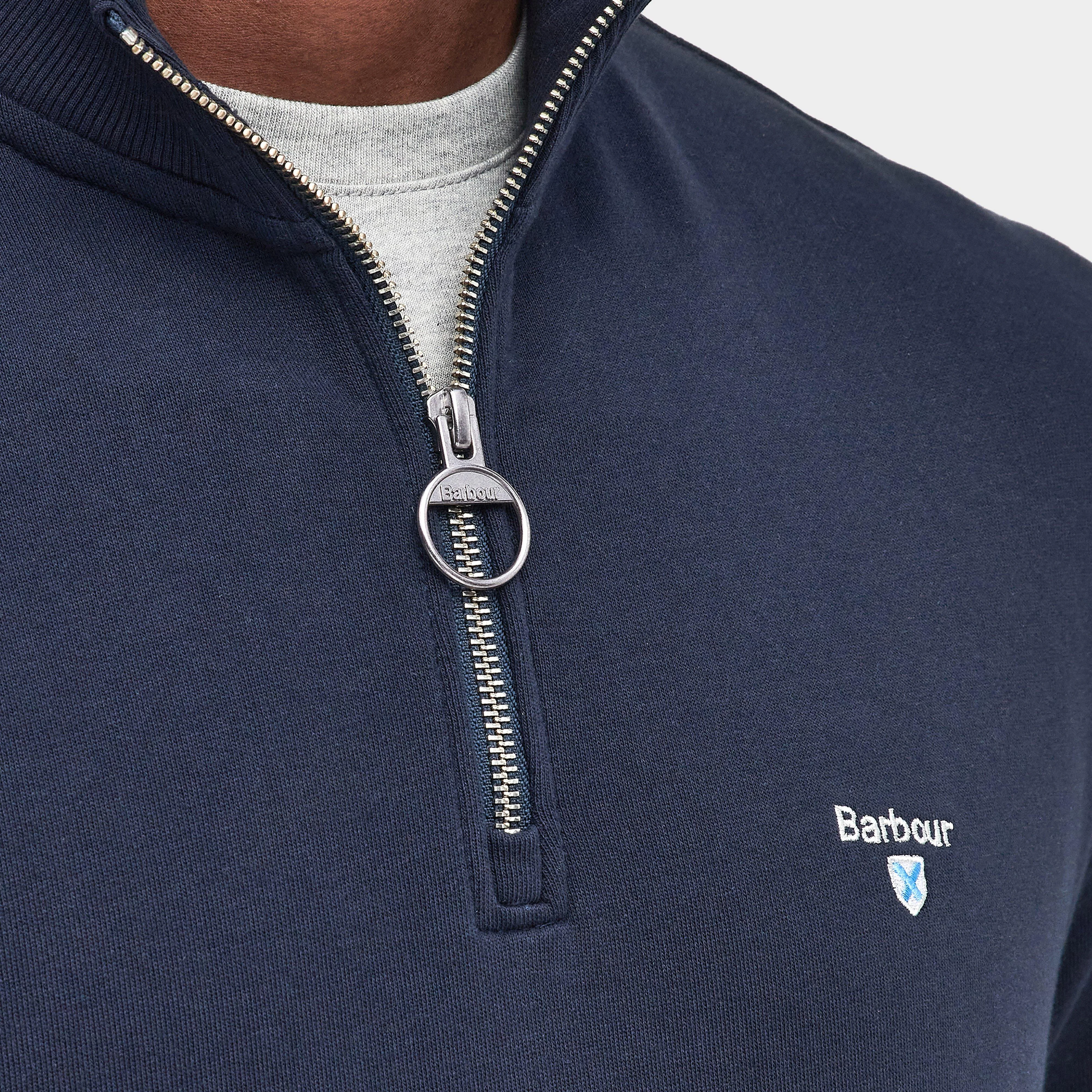 Mens Beckhill Half Zip Sweatshirt Navy - Image 4