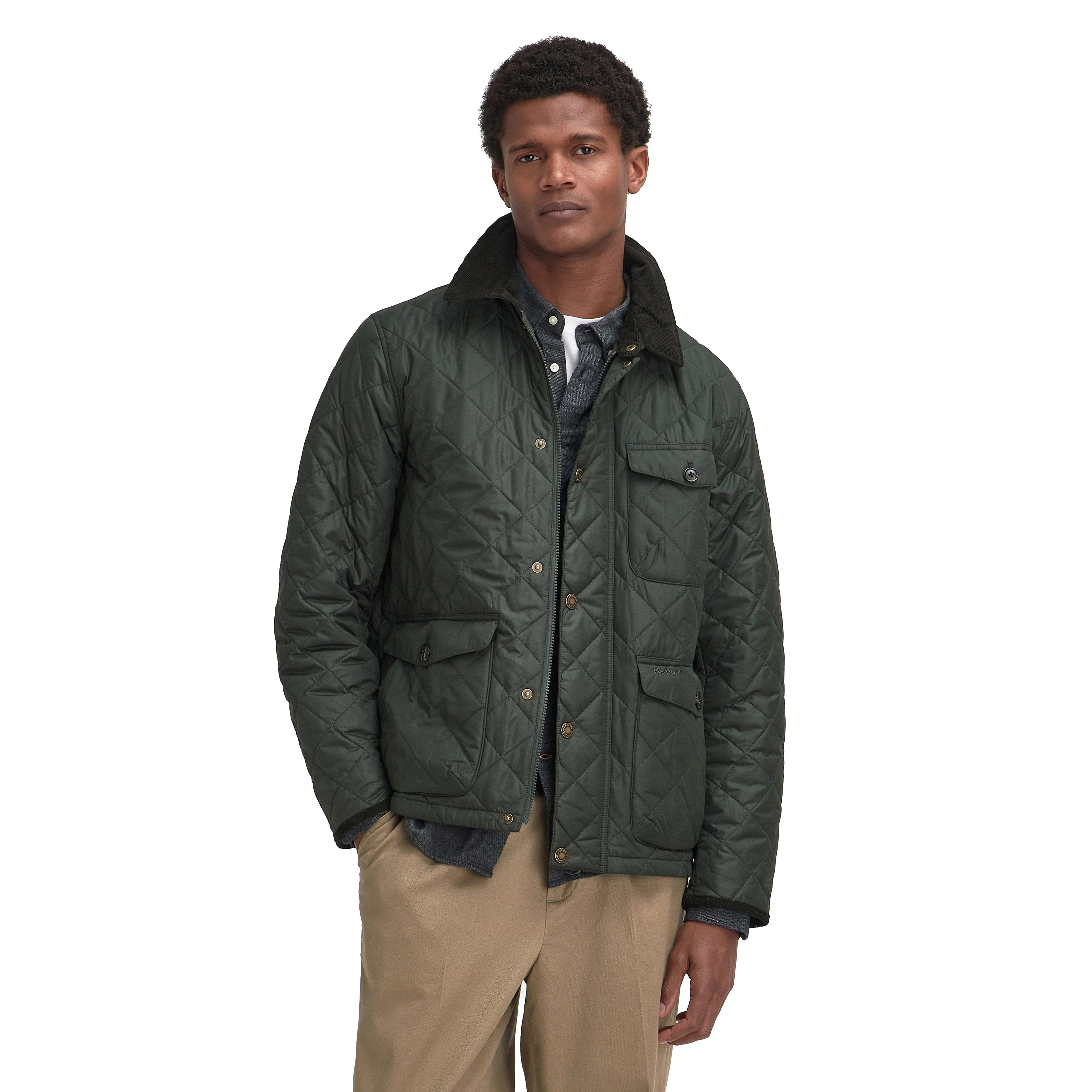 Mens Hornby Quilted Jacket Sage - Image 8