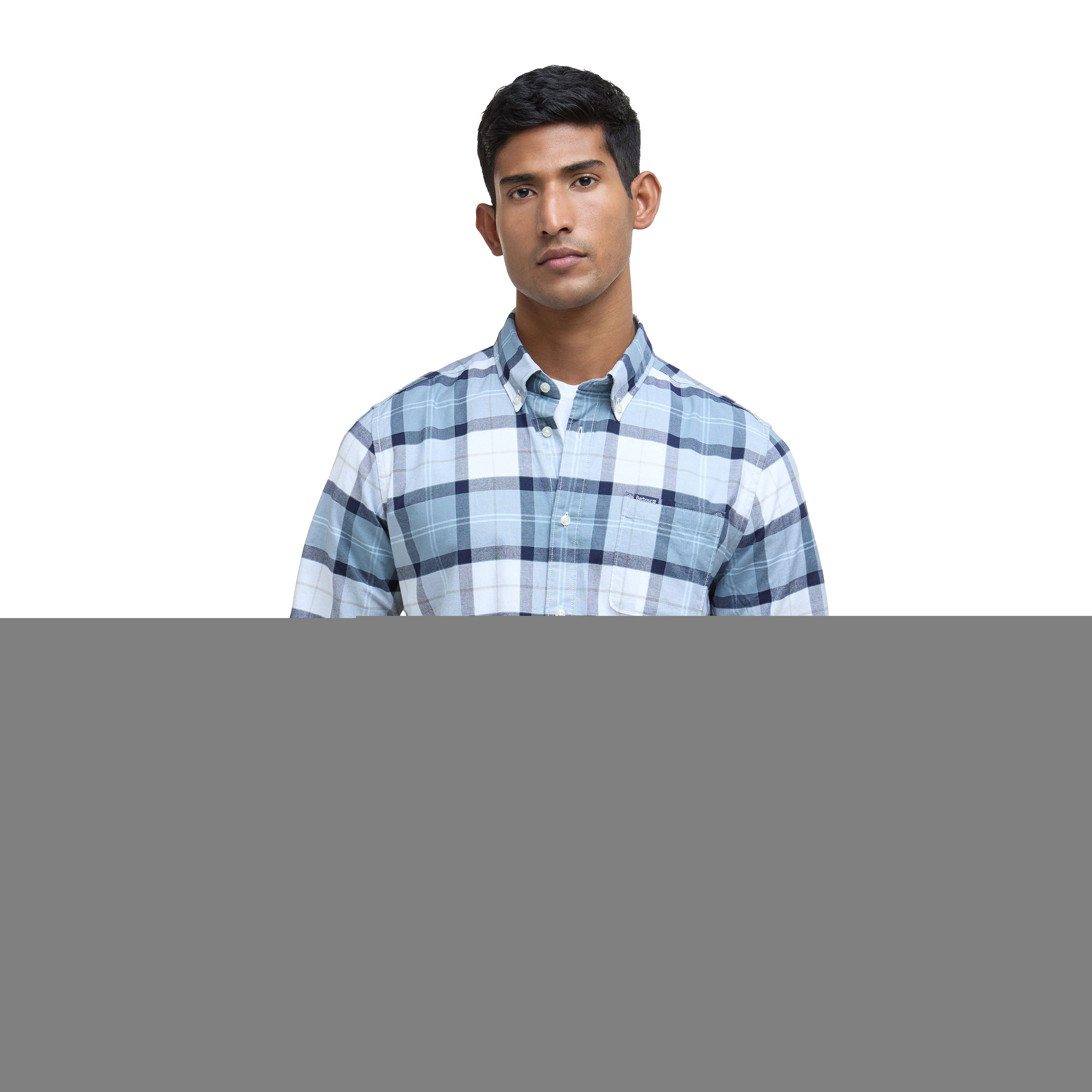 Mens Lewis Tailored Shirt Northshore Tartan - Image 6