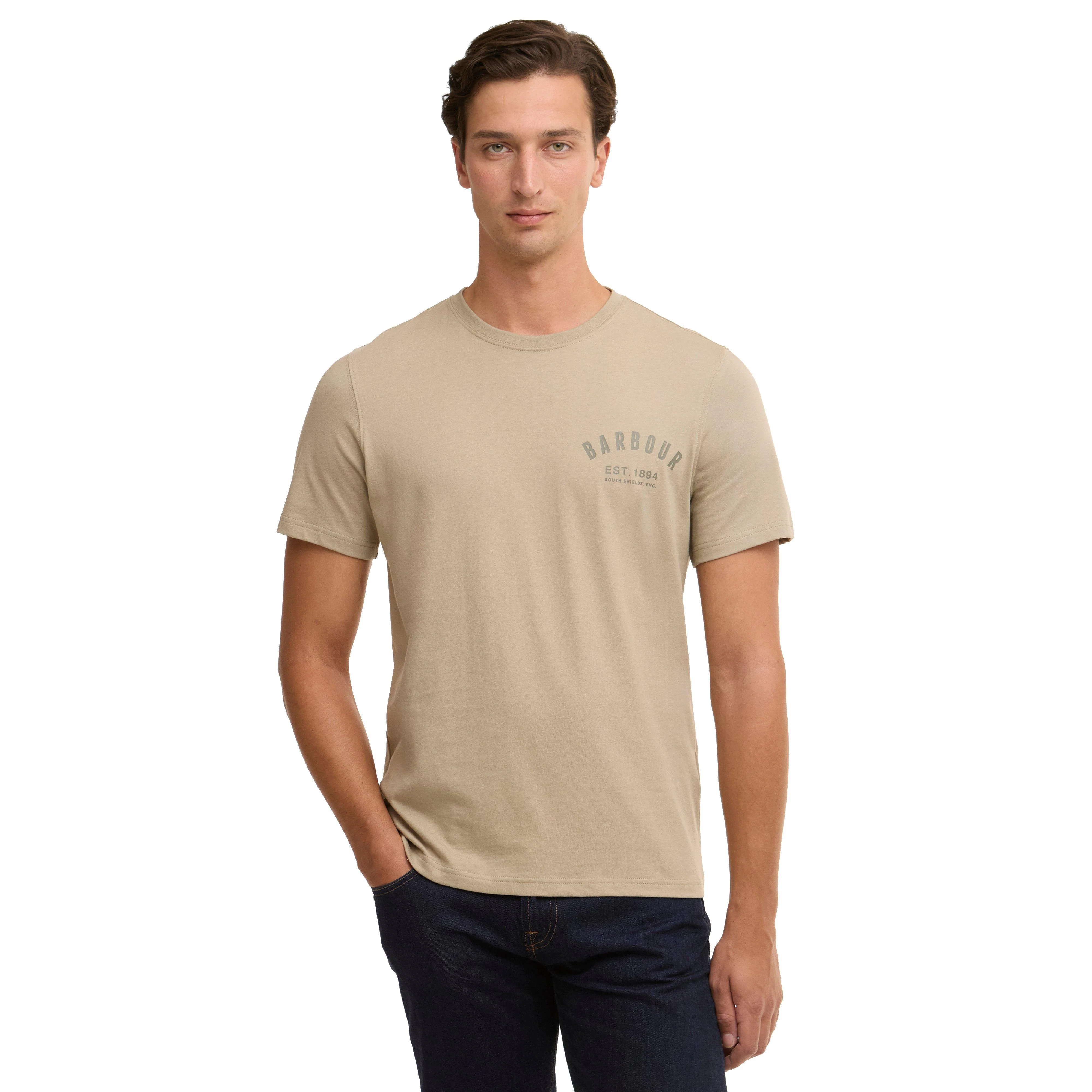 Men’s Preppy T-shirt Concrete - Image 6