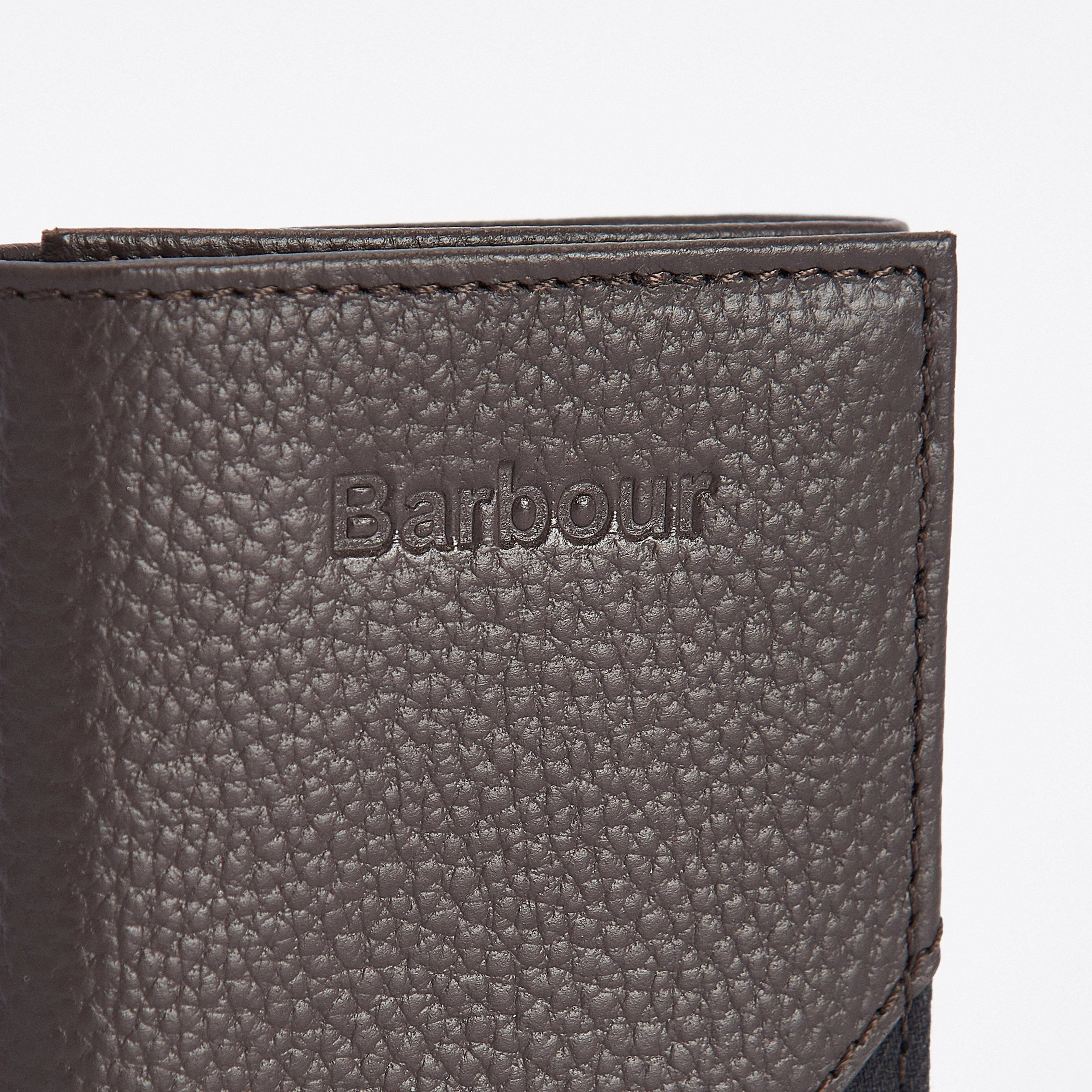Mens Tabert Leather Bi-Fold Wallet Chocolate Brown - Image 5