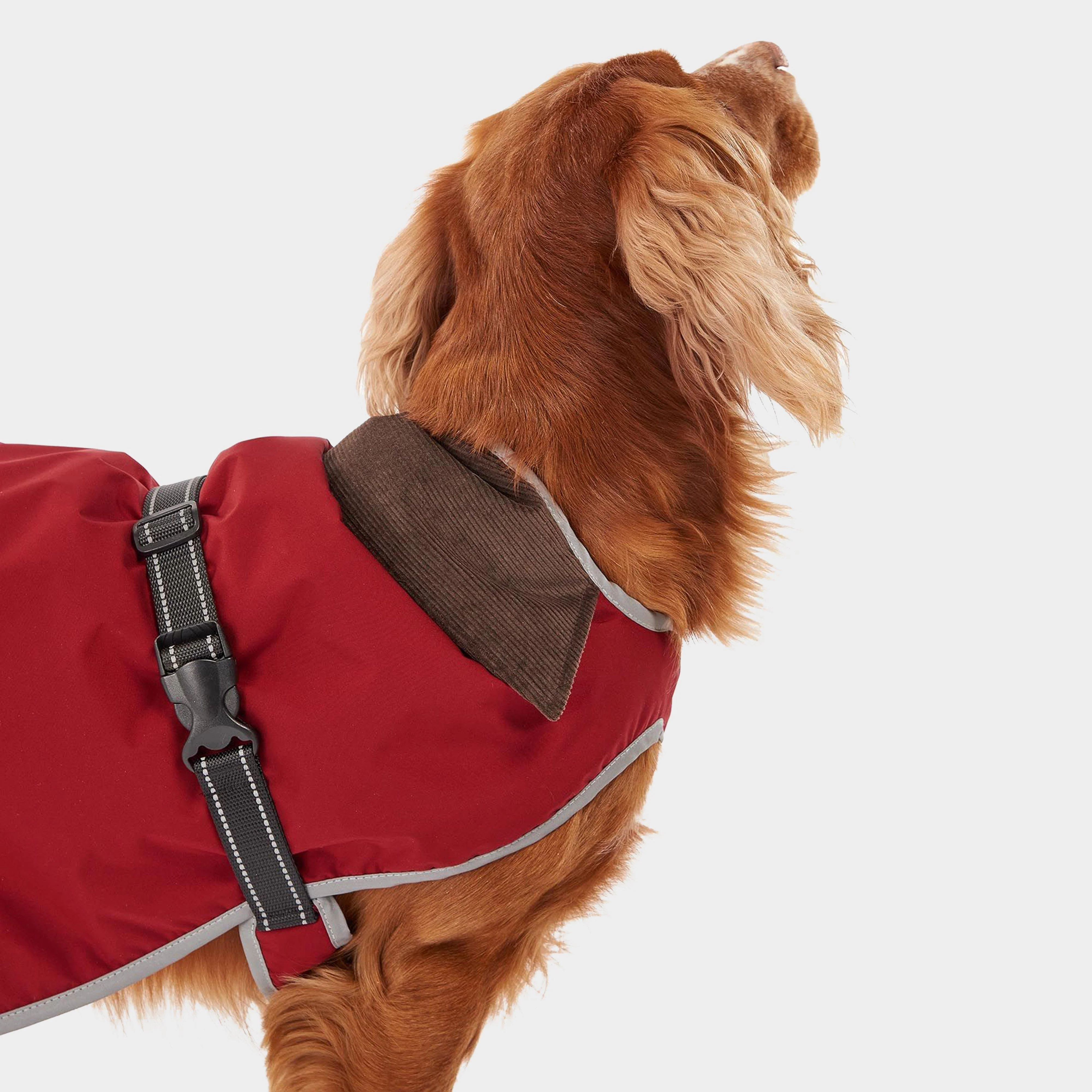 Monmouth Waterproof Dog Coat Red - Image 7