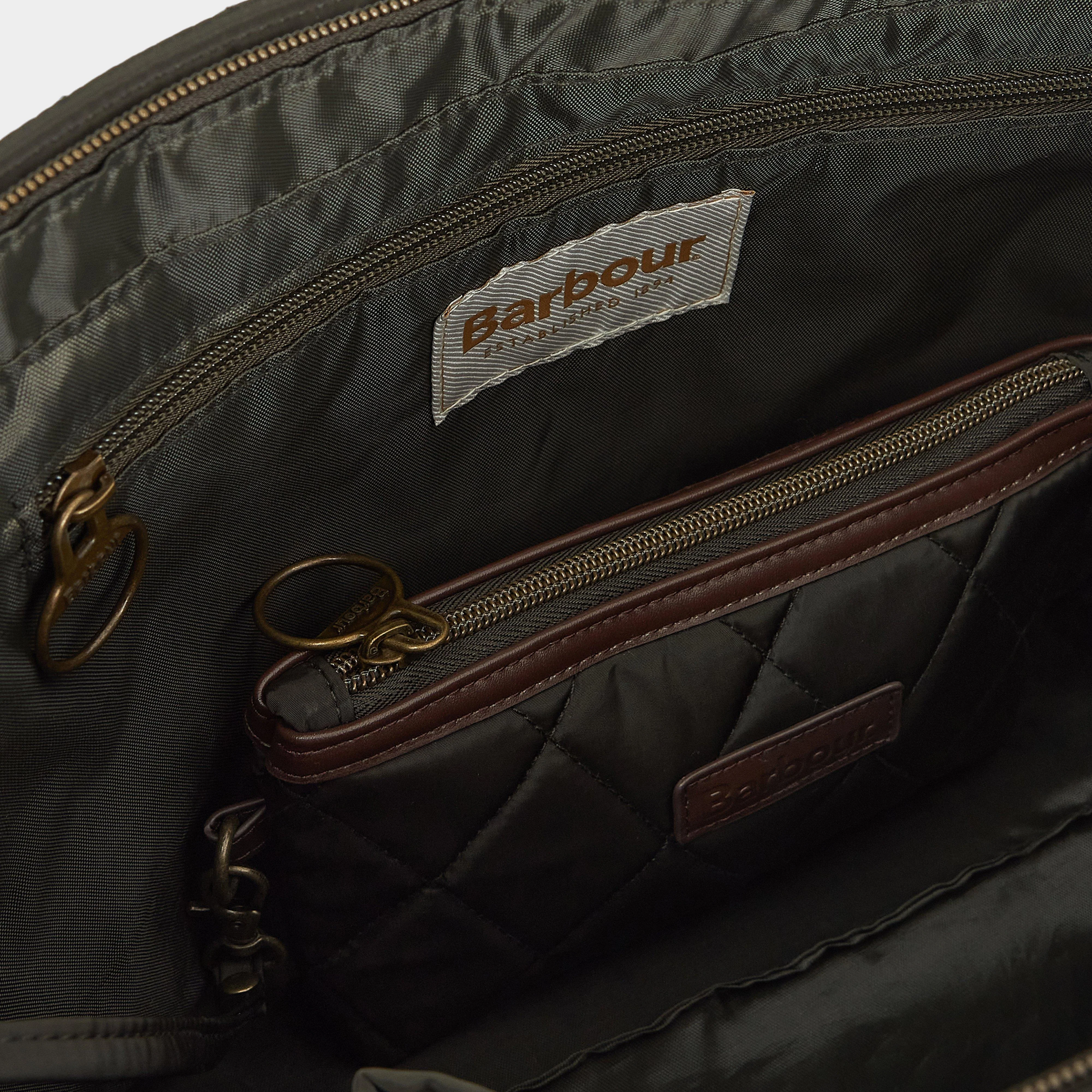 Quilted Tote Bag Olive - Image 7