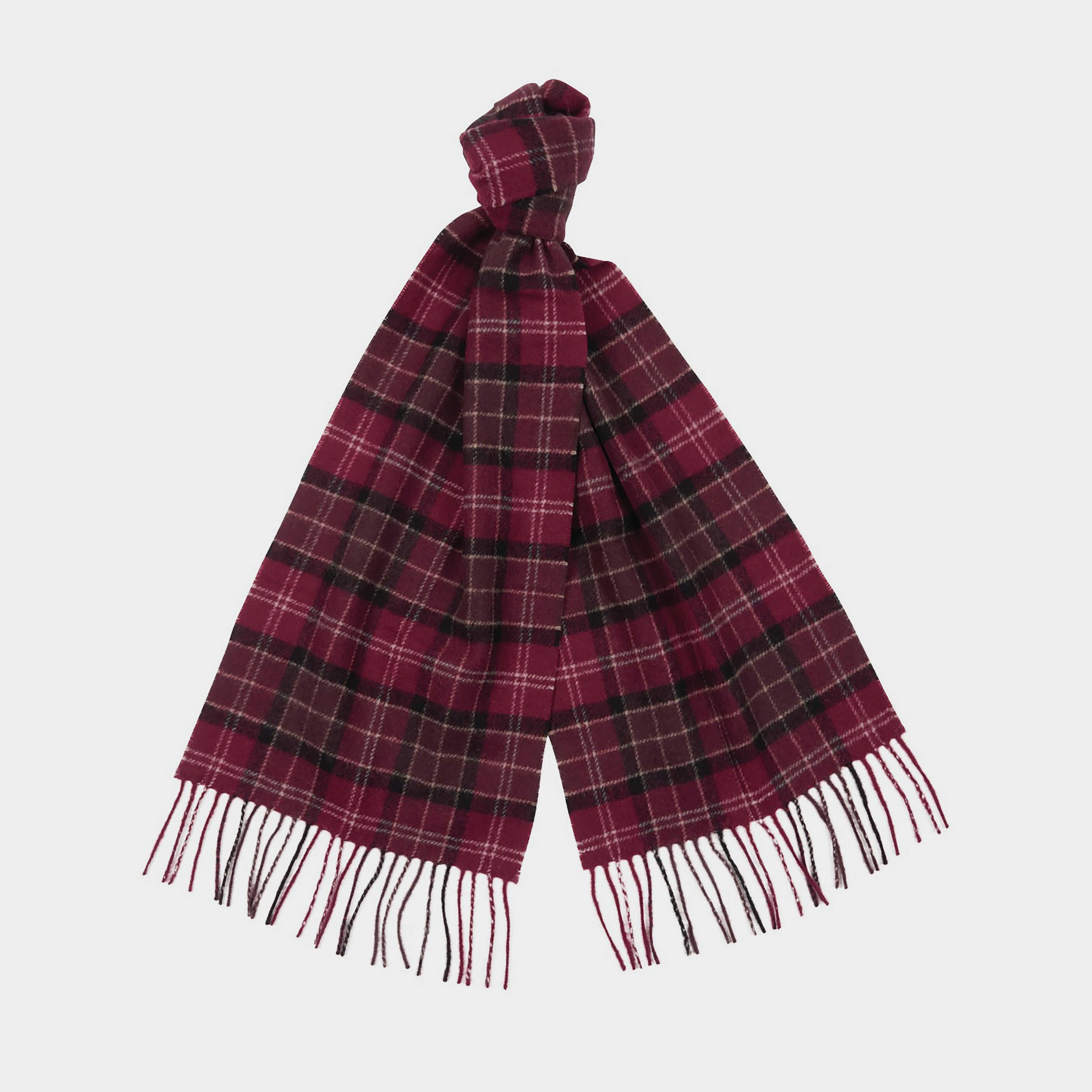 Tartan Lambswool Scarf Winter Red Tartan - Image 2