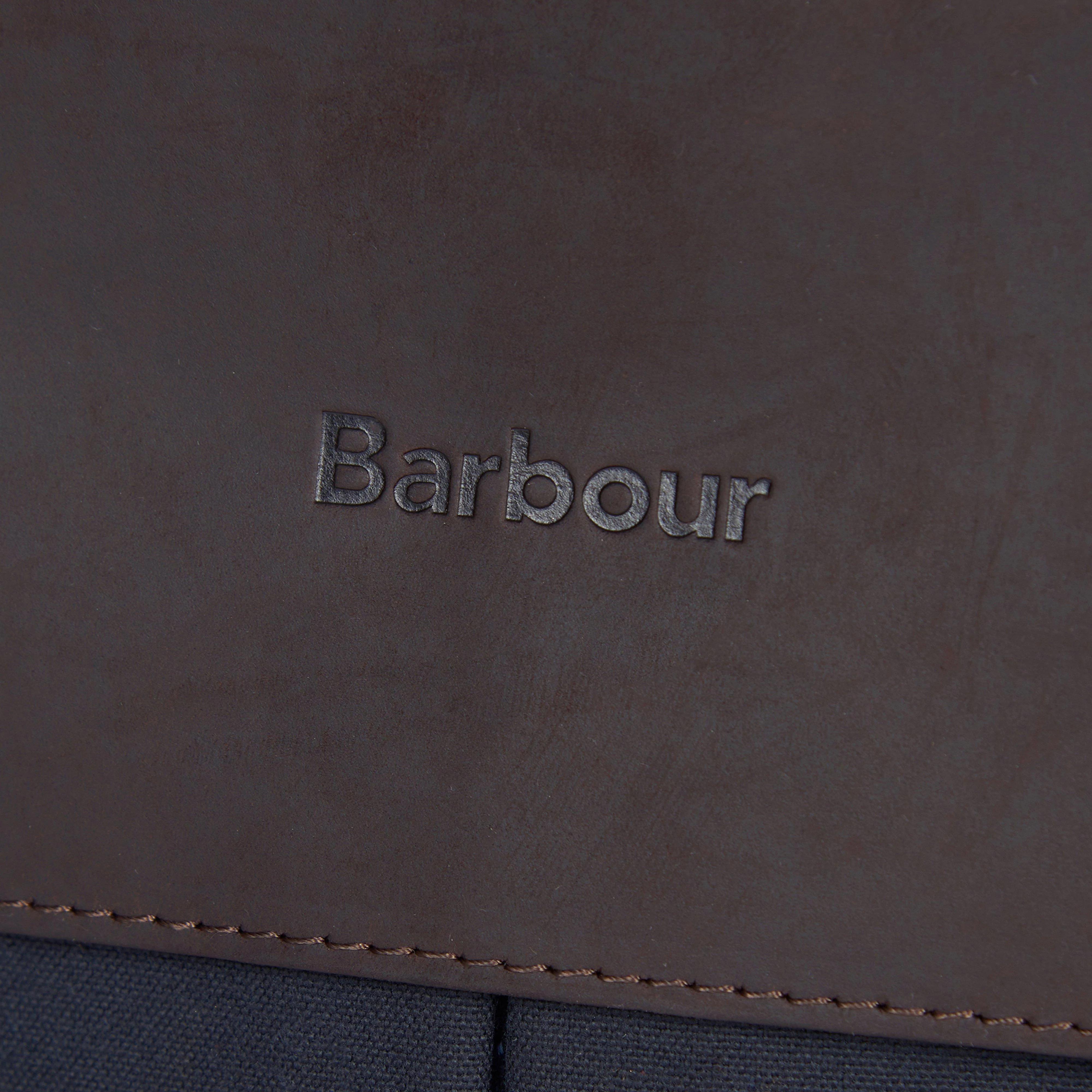 Wax Leather Briefcase Navy - Image 4