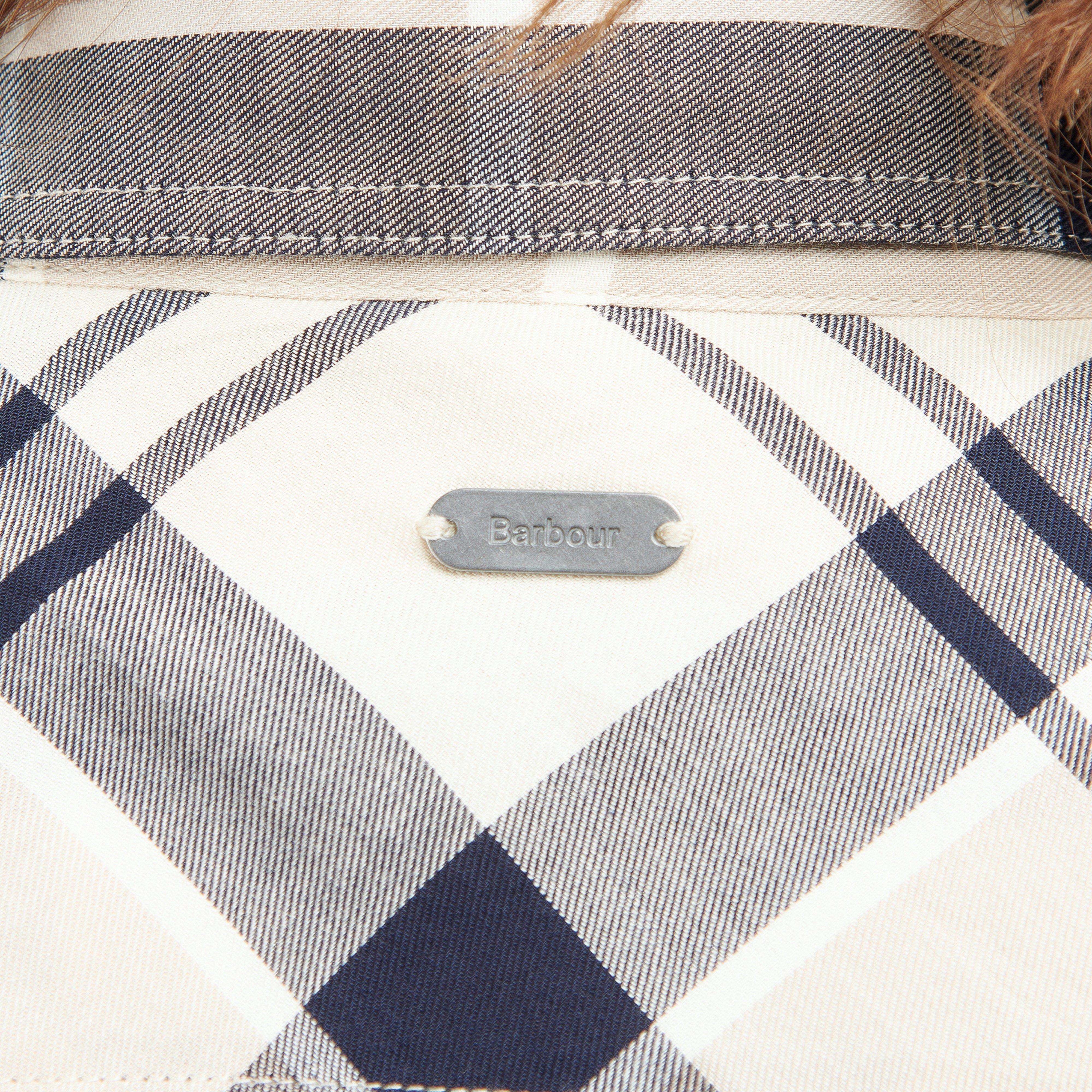 Womens Bredon Shirt Indigo Tartan - Image 6