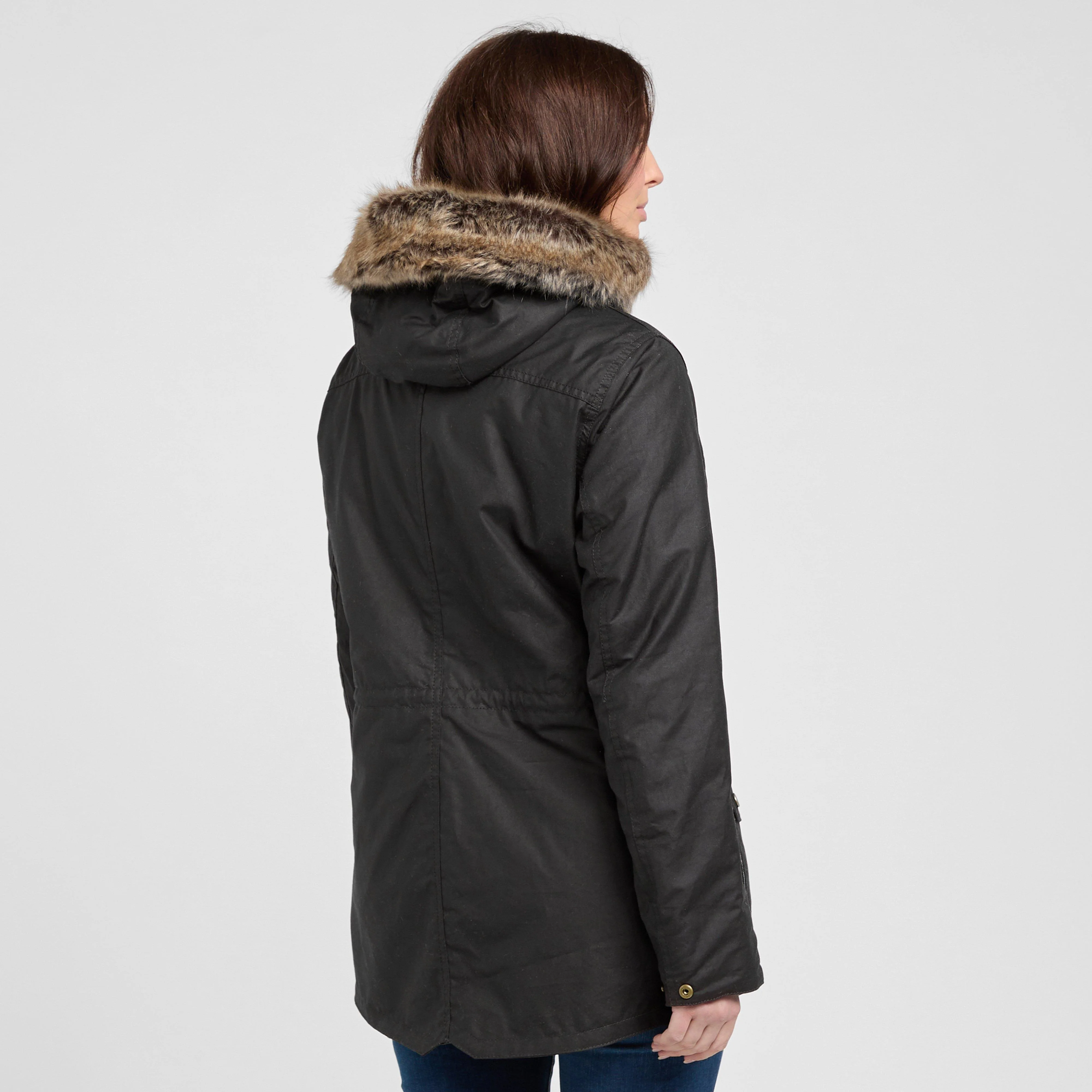 Womens Kelsall Wax Parka Rustic - Image 2