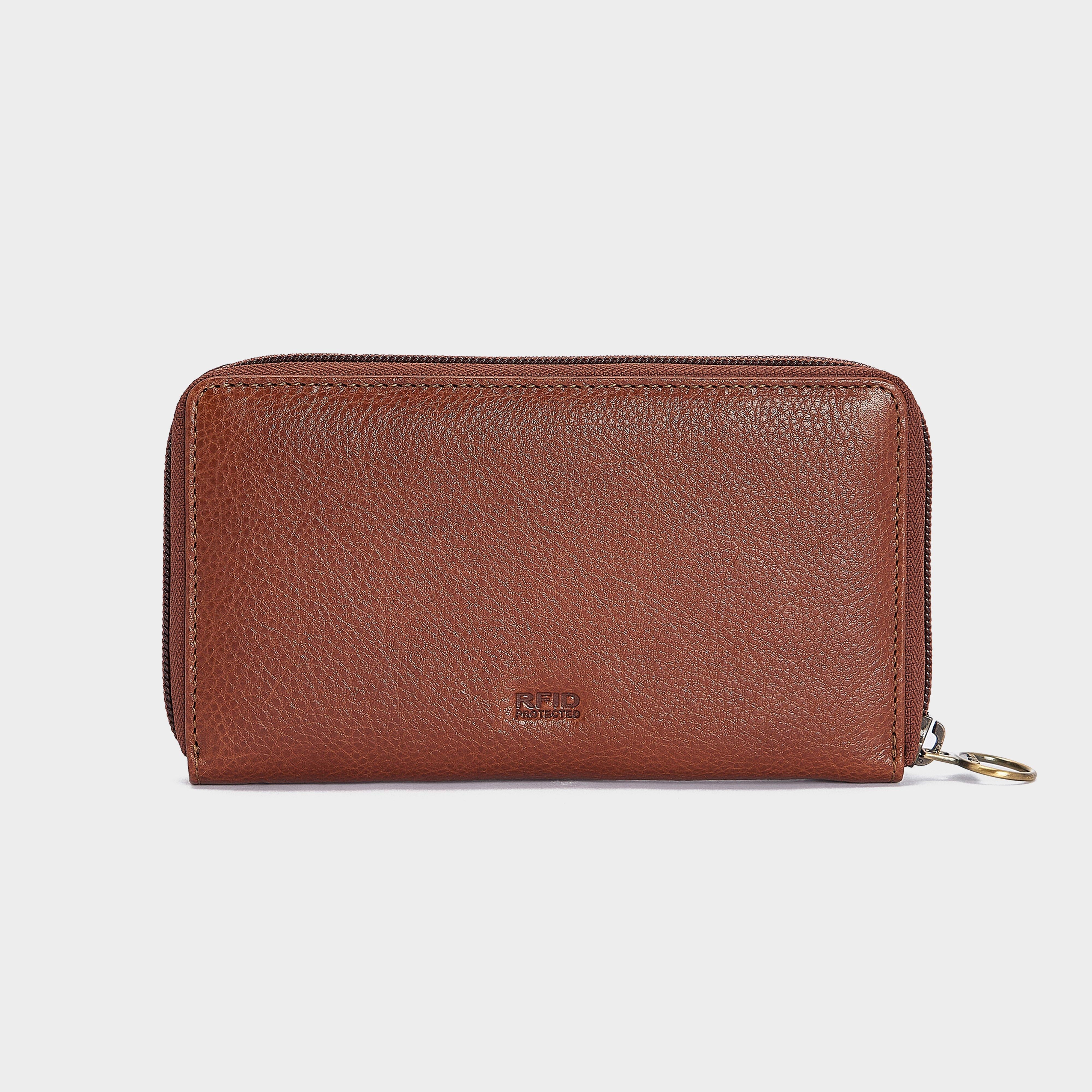 Womens Laire Leather Purse Classic Brown - Image 2