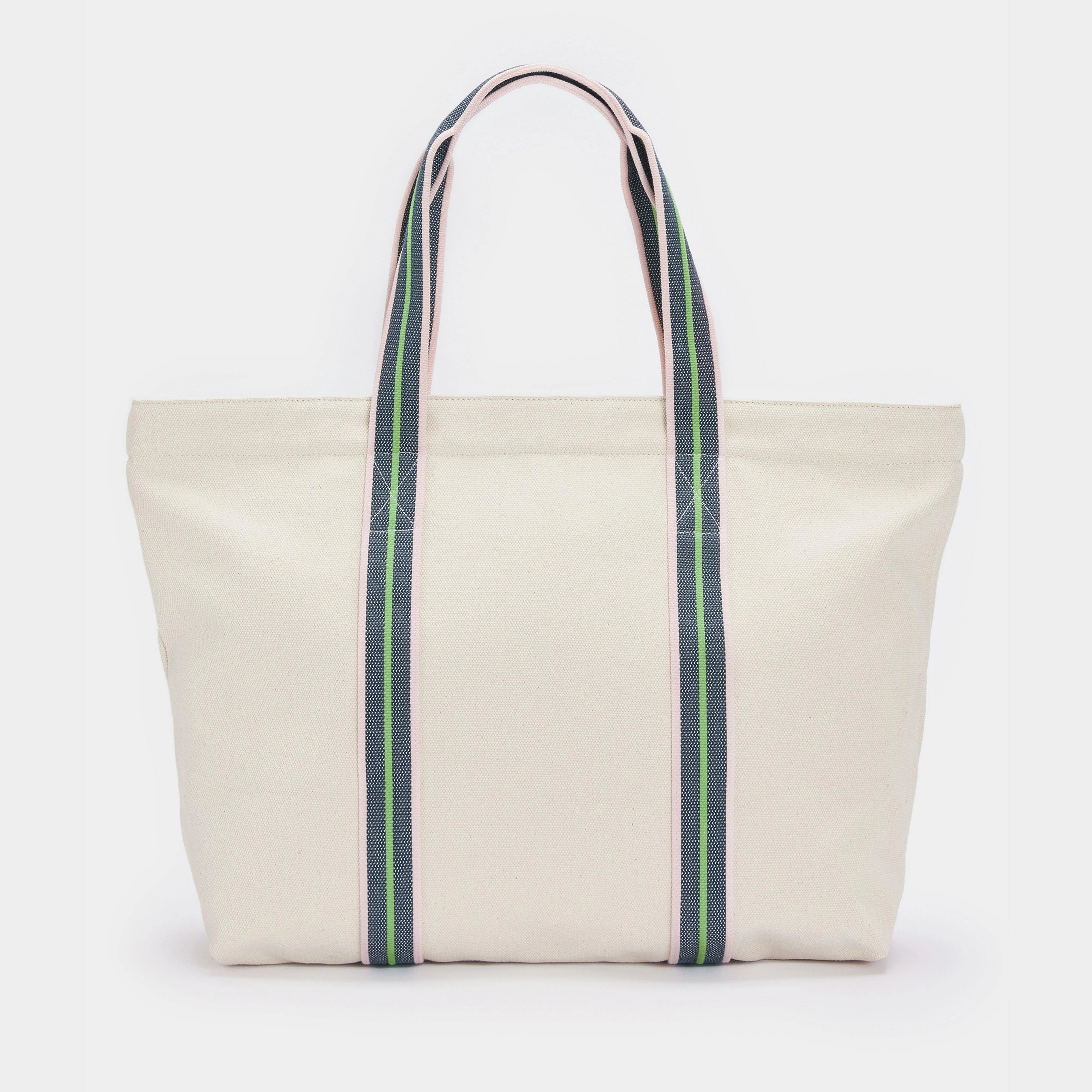 Womens Madison Beach Tote Ecru - Image 2