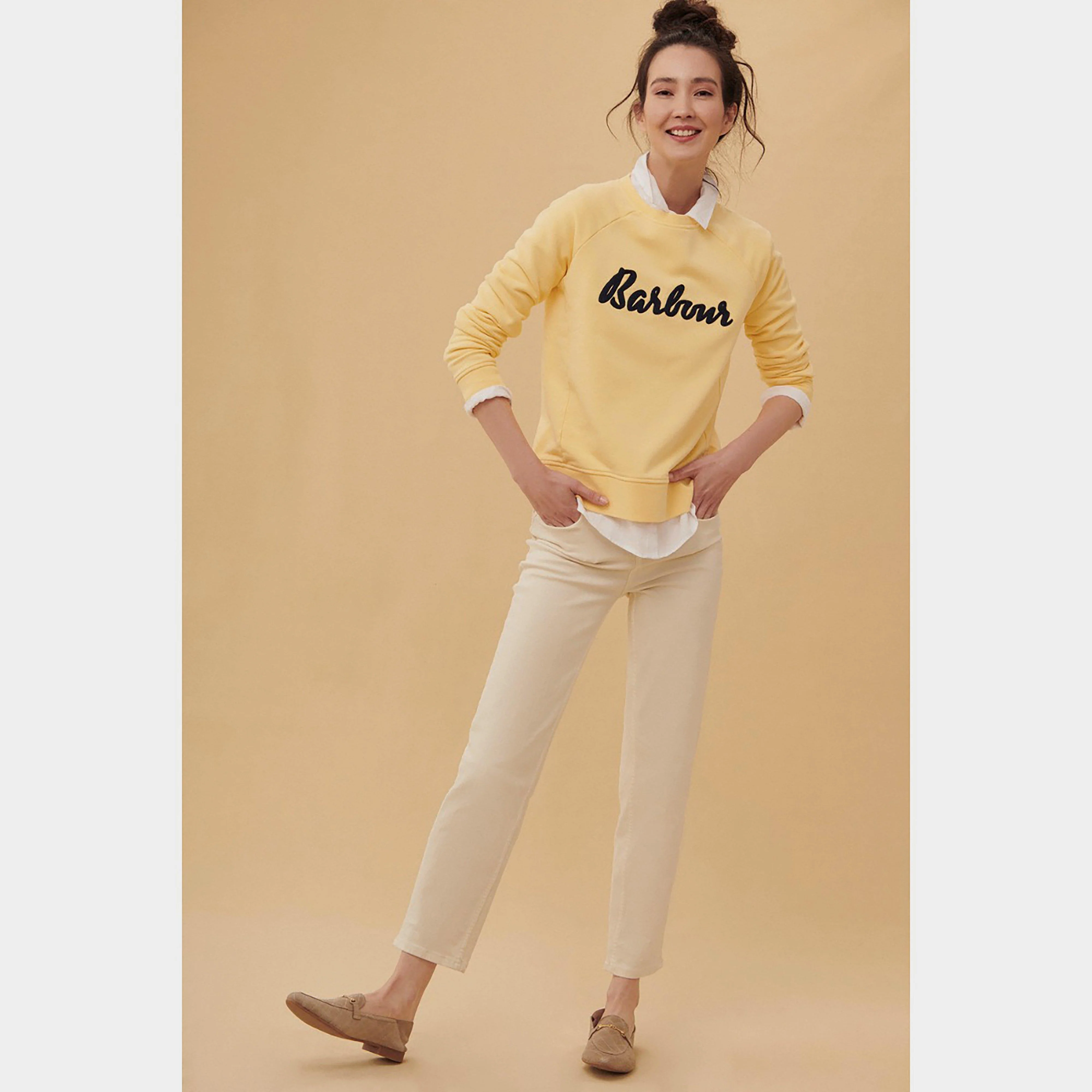 Womens Otterburn Sweatshirt Yellow Haze - Image 11